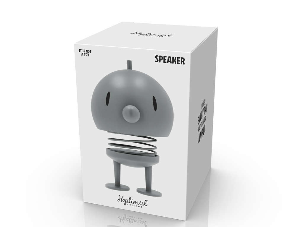 Hoptimist Speaker Soft Bumble L Soft Grey