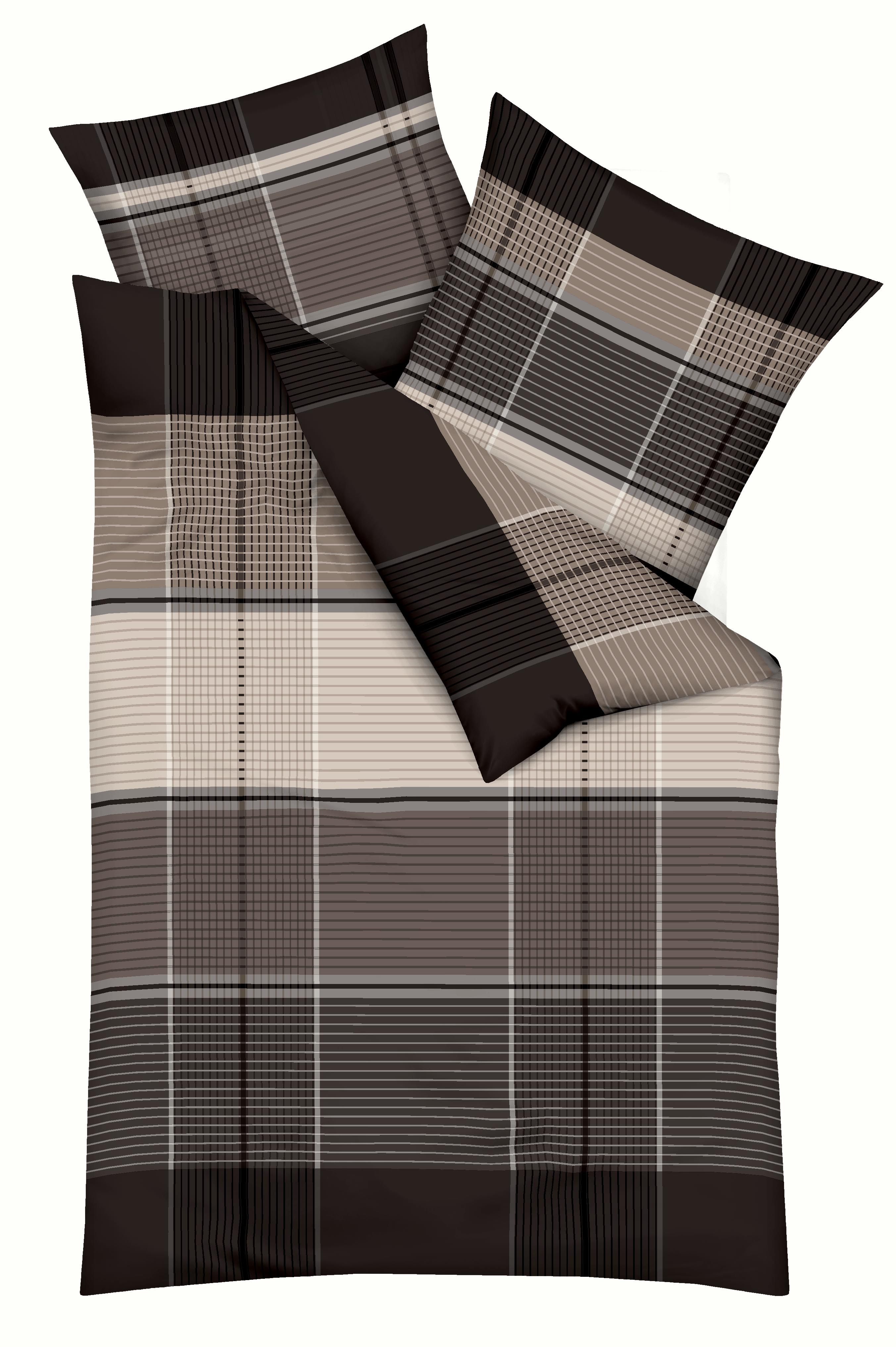Bettwäsche Architect, satin - 100% baumwolle, 135x200cm, kaffee Bettwäsche Architect, satin - 100% baumwolle, 135x200cm, kaffee