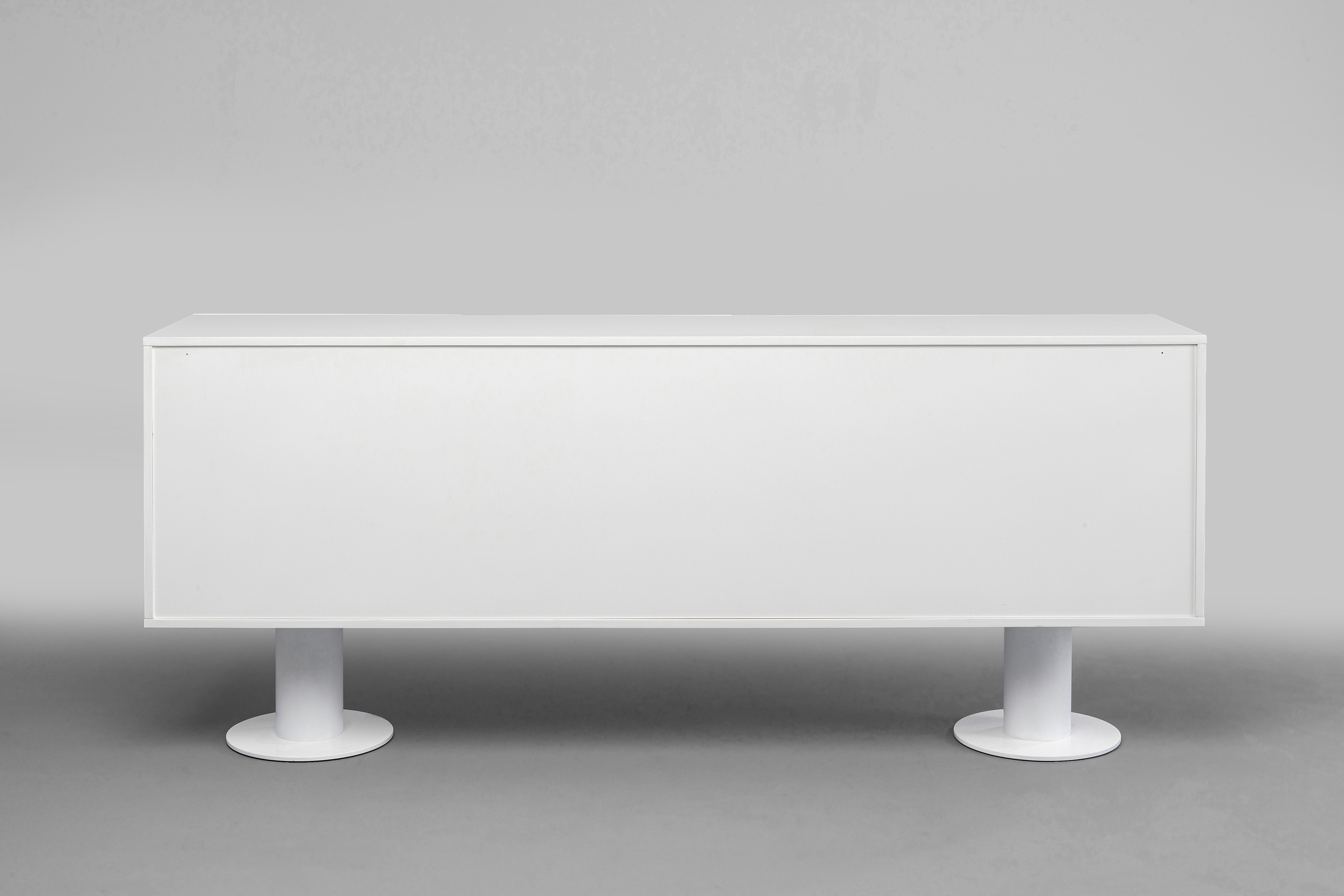 Sideboard Atomic, weiß, Eiche Massicholz - Atomic