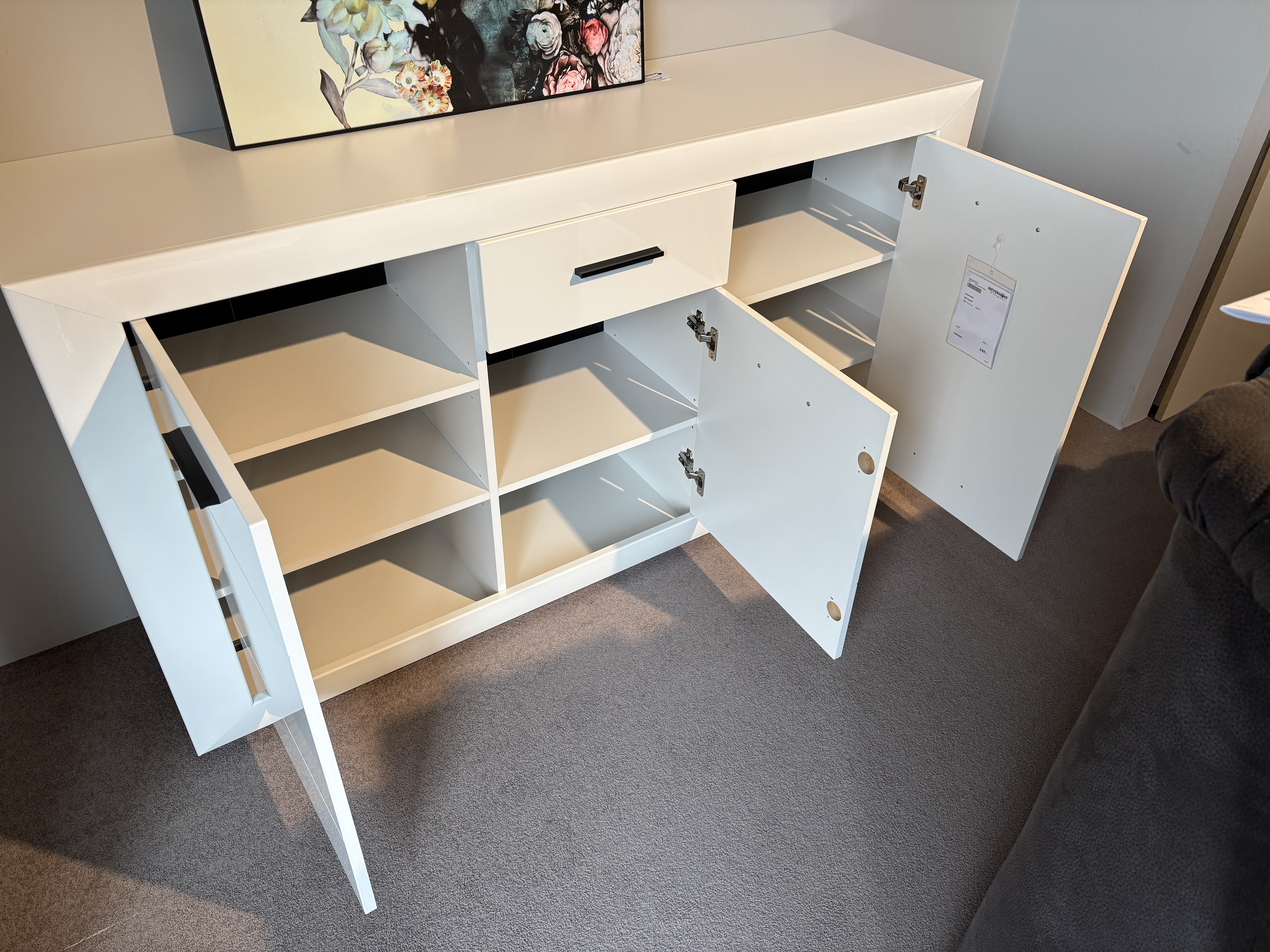 Kommode, Front MDF weiß hochglanz - MyTogo497