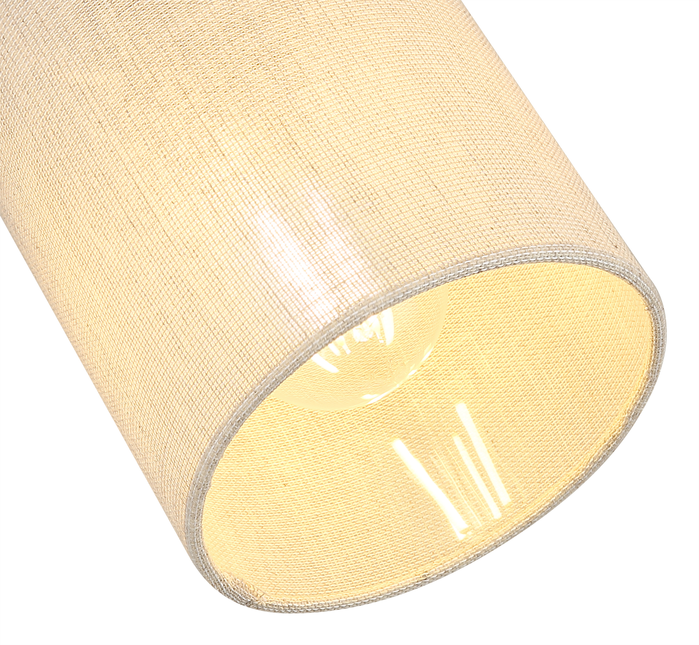 Wandleuchte JULE - 4xE27, braun, ca. 90x13x25cm