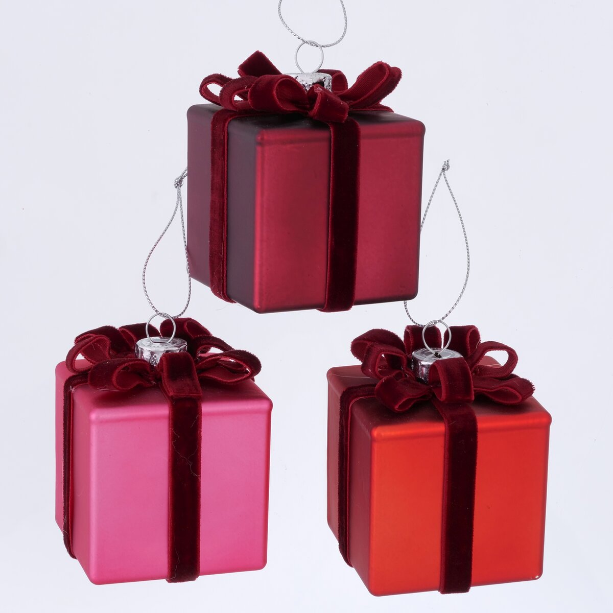 Weihnachtsanhänger Geschenk Raleo, sortiert - ca. 6x6x8cm