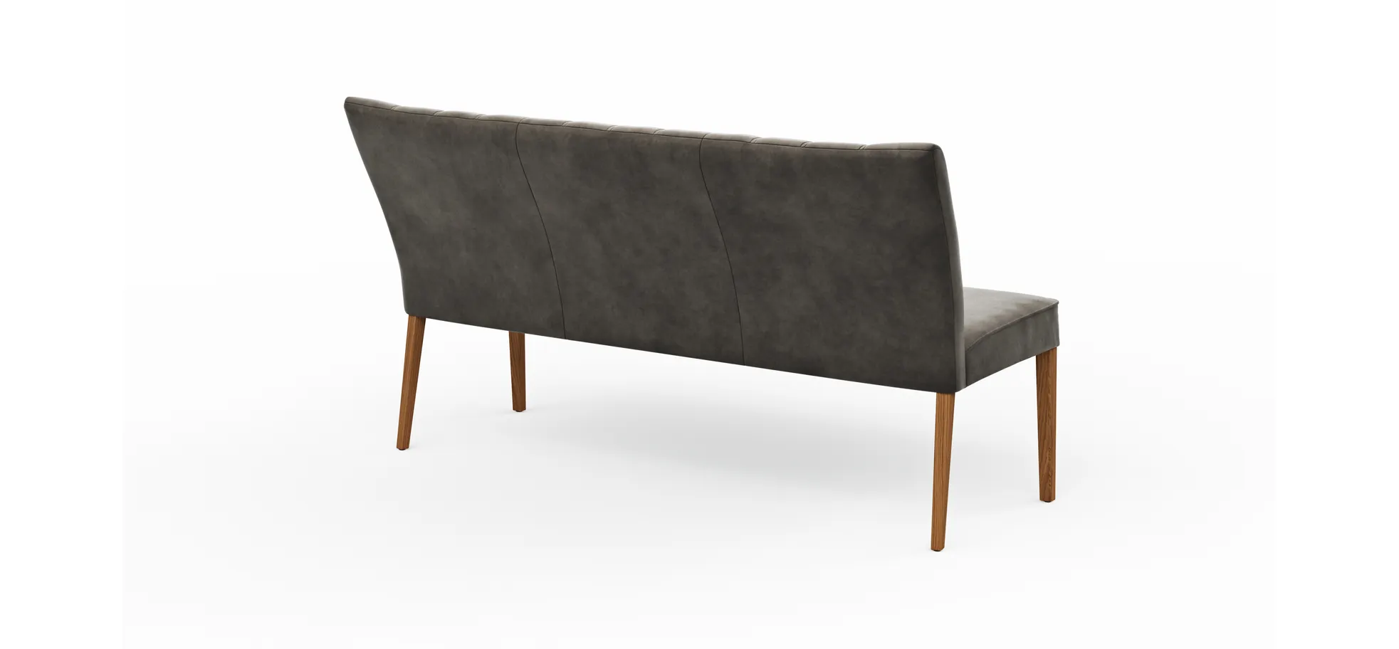 Polsterbank Seaford - B ca. 170 cm, Stoff, Braun
