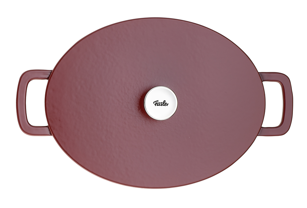 Bräter burgund, email., Gusseisen, oval 33cm - Moments Collection