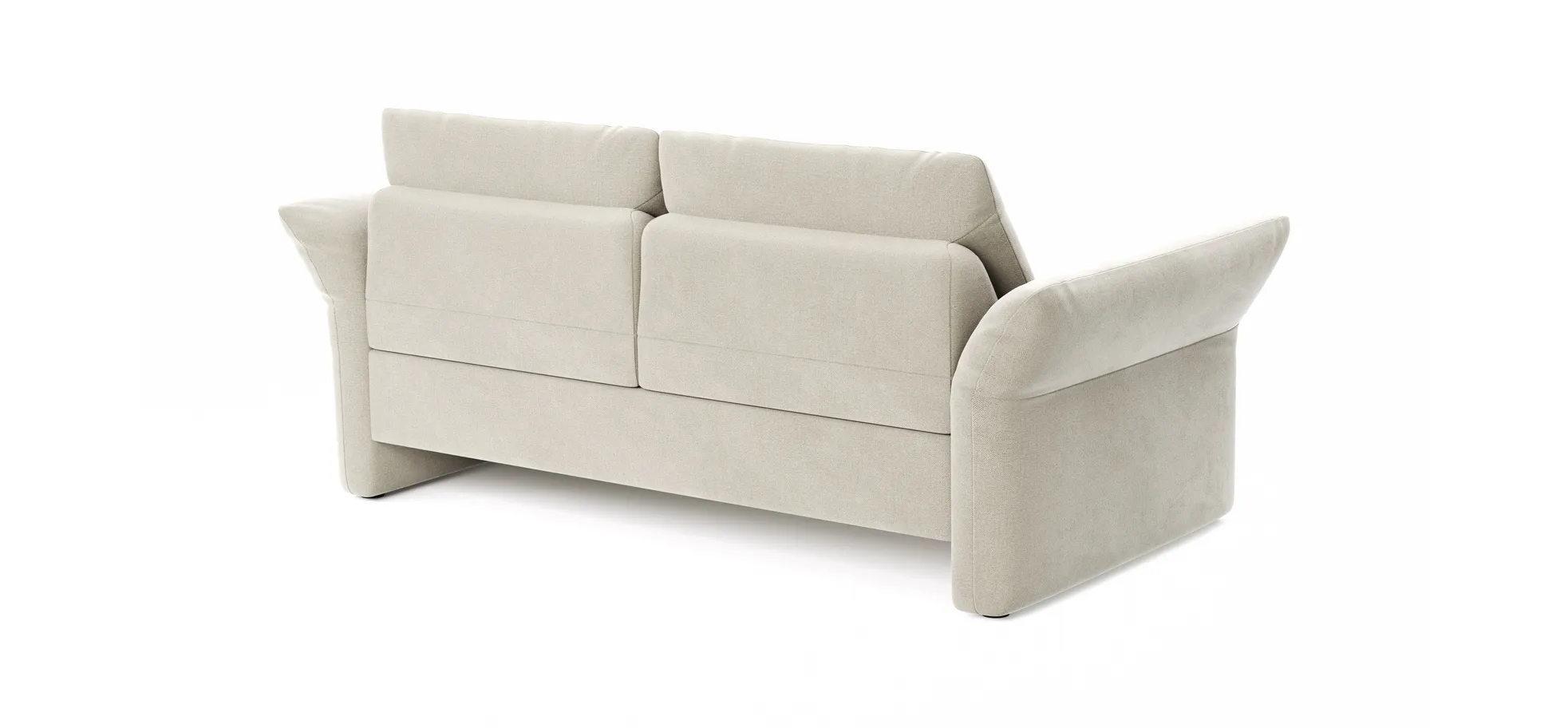 Sofa Gotera -  2,5-Sitzer inkl. Rückenlehne verstellbar, Stoff, Natur
