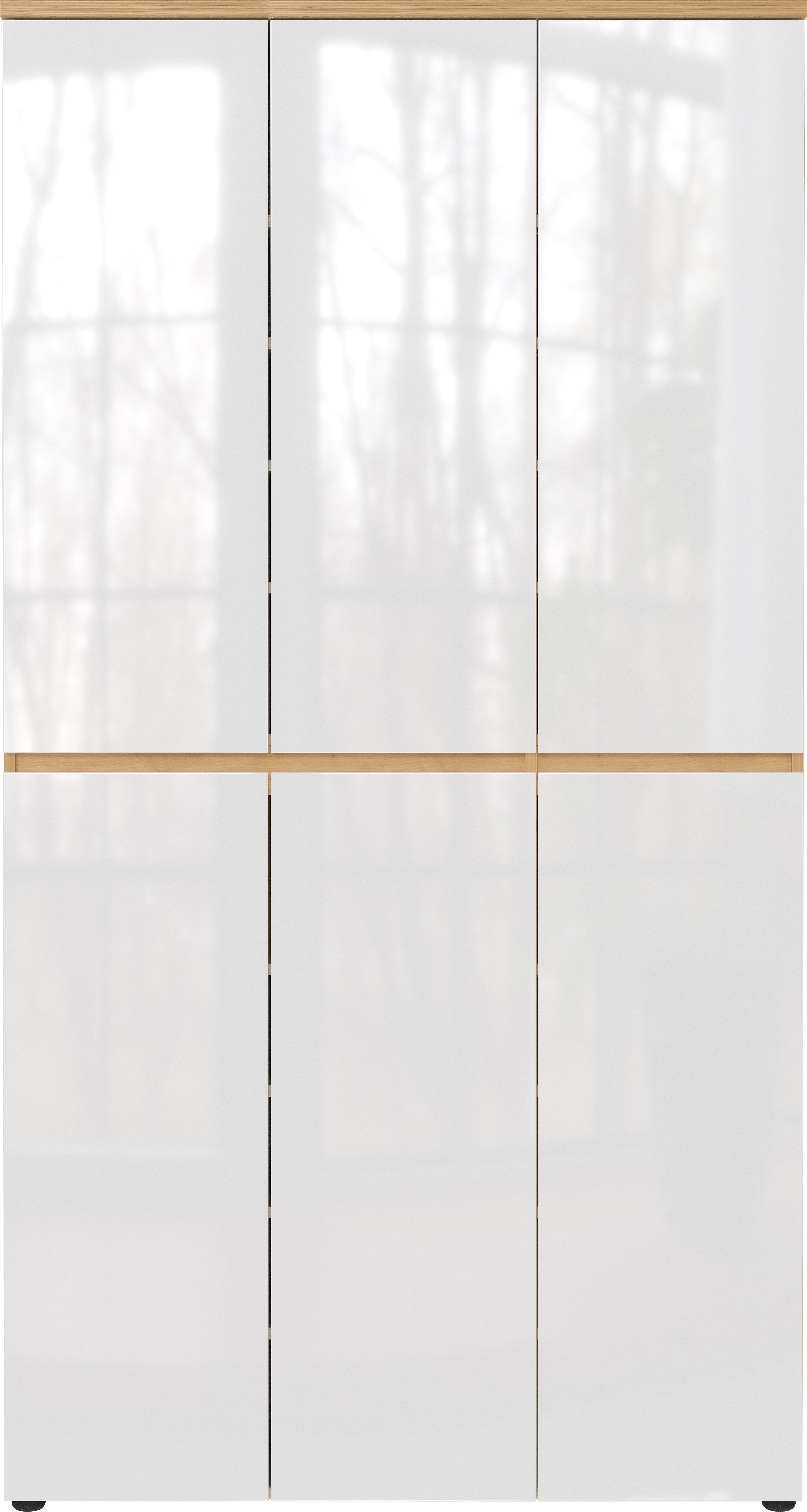 Mehrzweckschrank, 6-Türen weiß - MYTREND 365