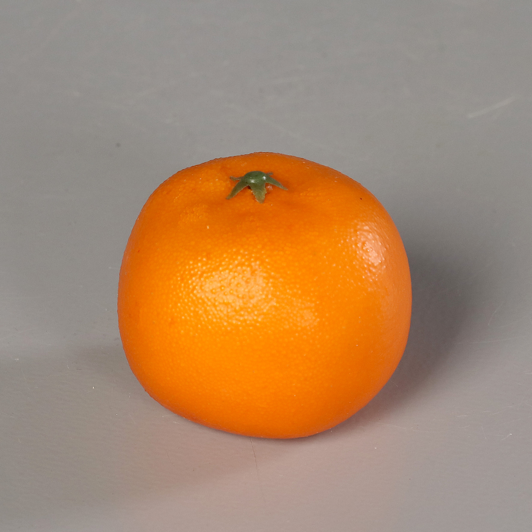 Deko-Mandarine, Kunststoff, Orange - HD ca. 6x6 cm