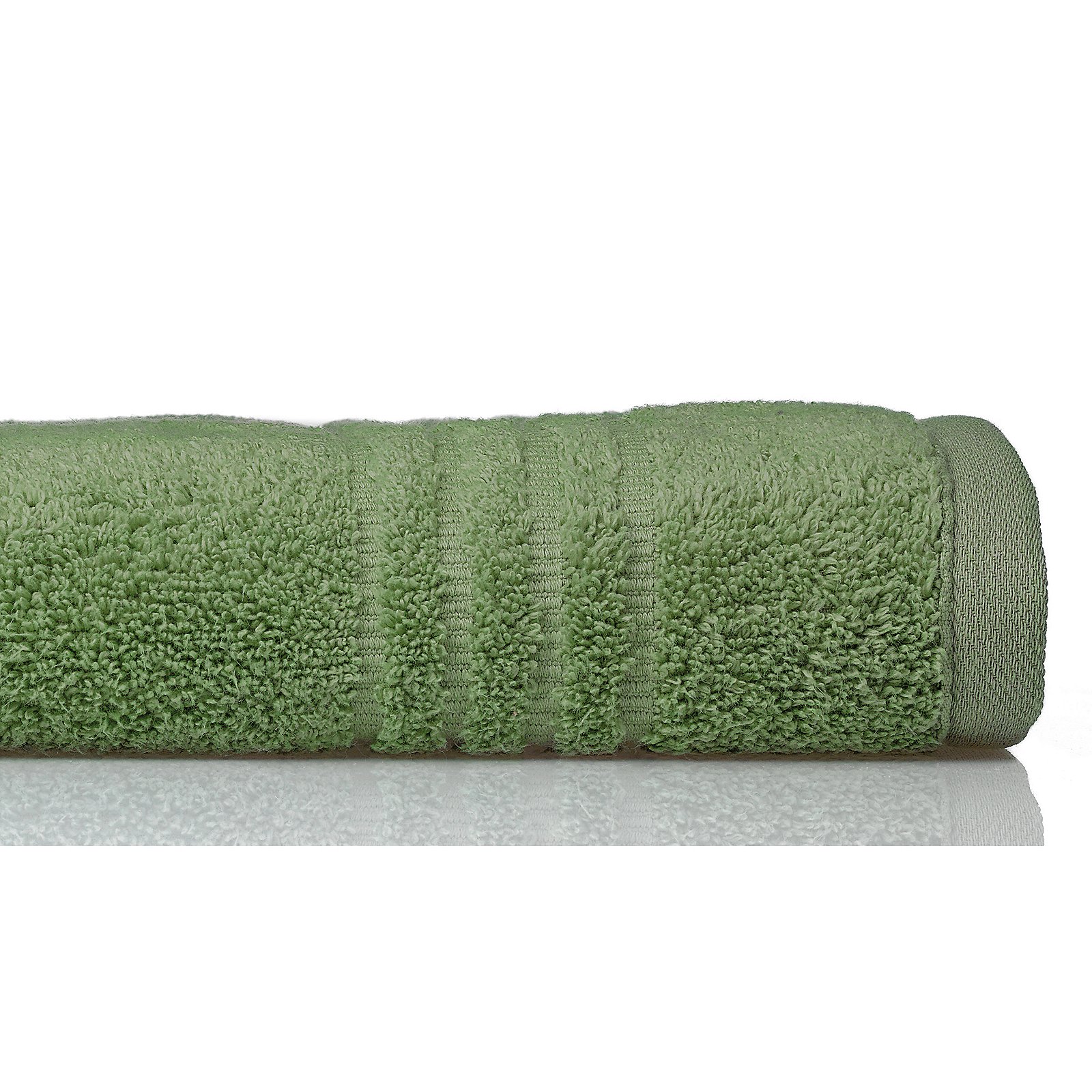 Waschhandschuh Leonora 21x15 cm - 100%Baumwolle Premium moosgrün