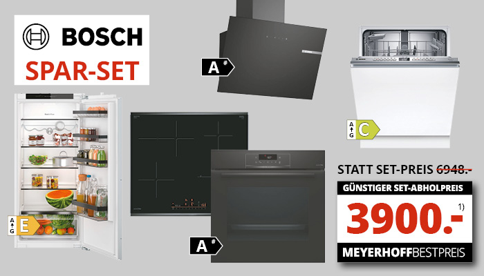 Küchen Markenwochen • BOSCH E-Geräte Vorteilsset