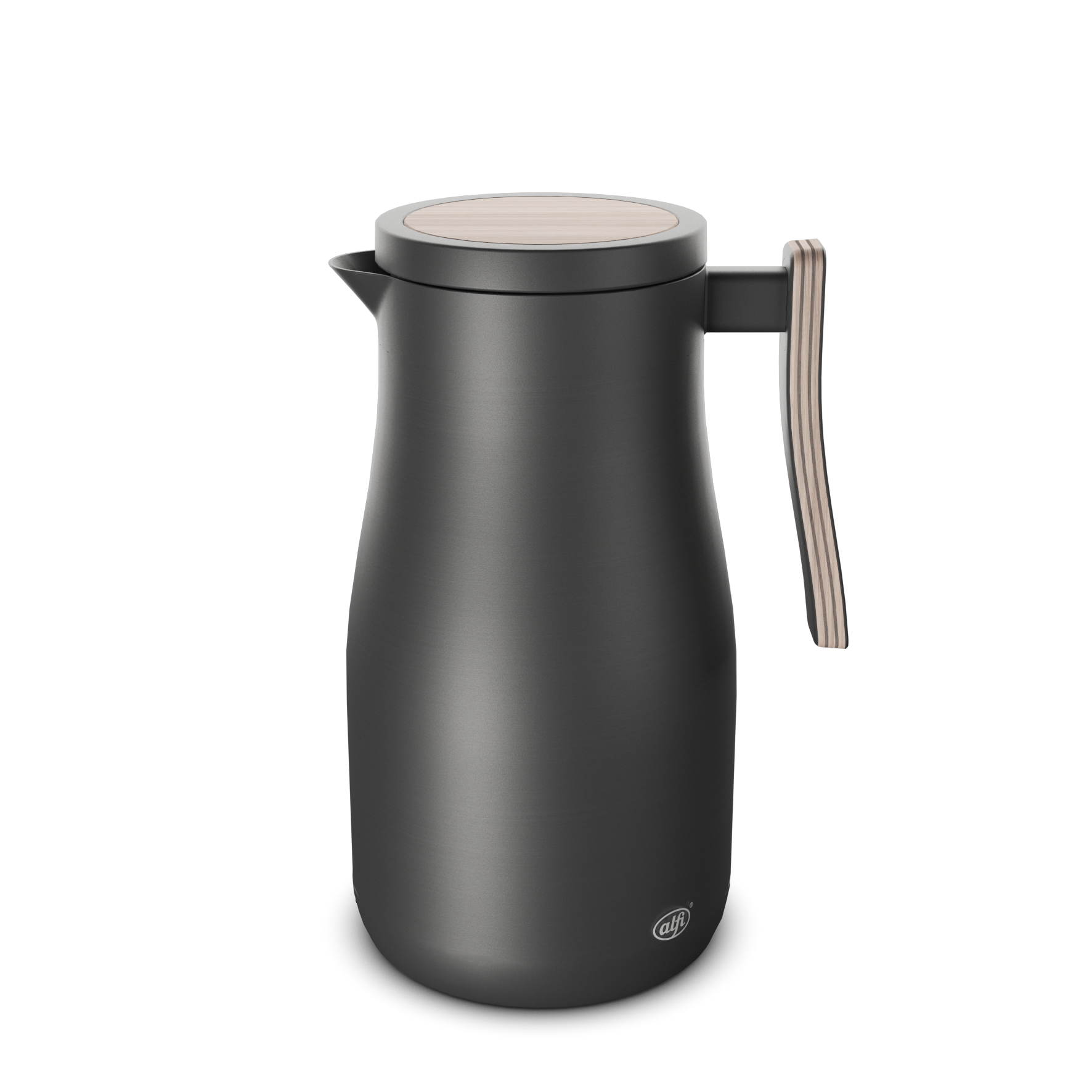Isolierkanne Studio Allure, ca. 1l, schwarz - 