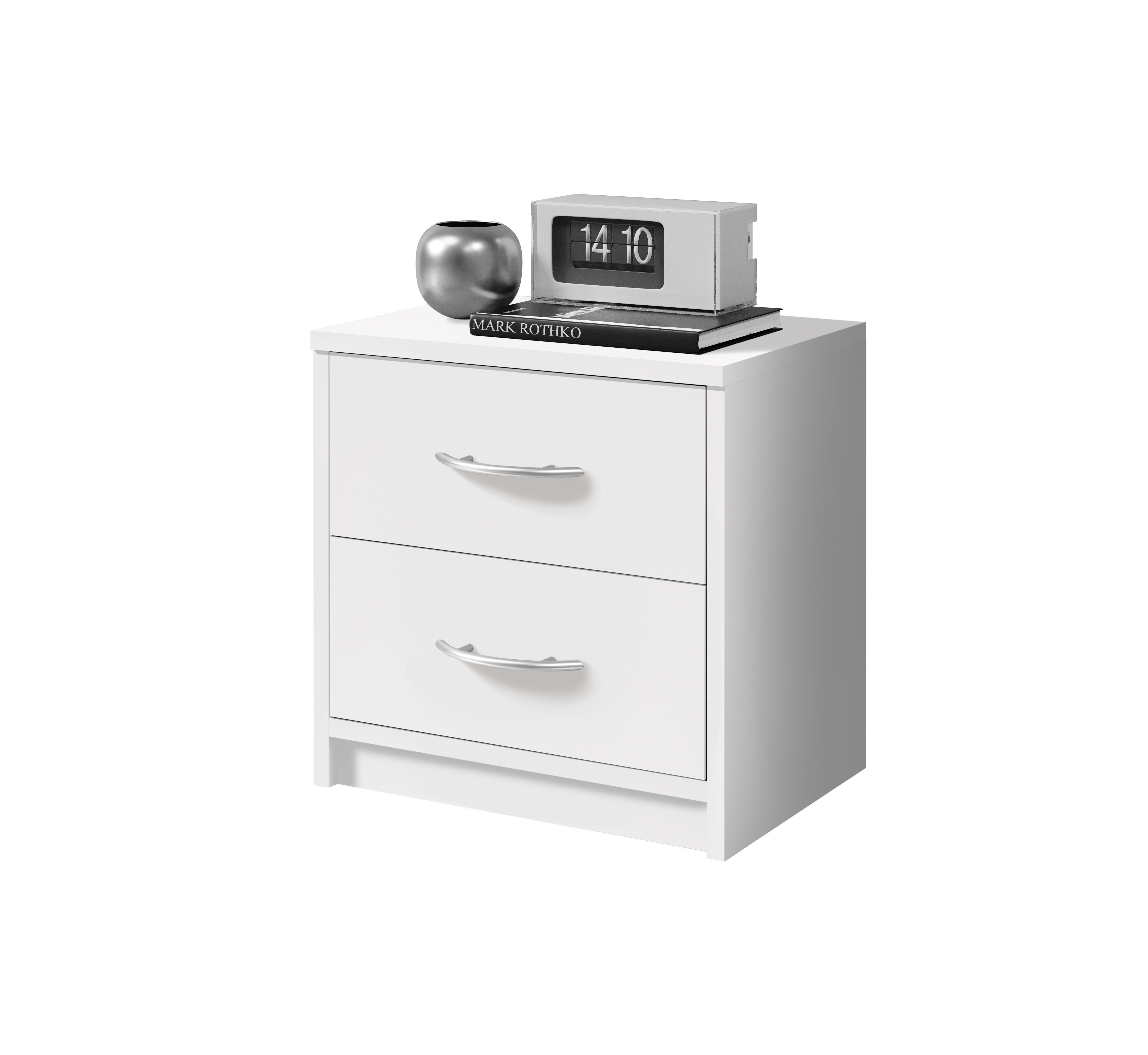 Nachtkommode, weiß Dekor - MyTogo535