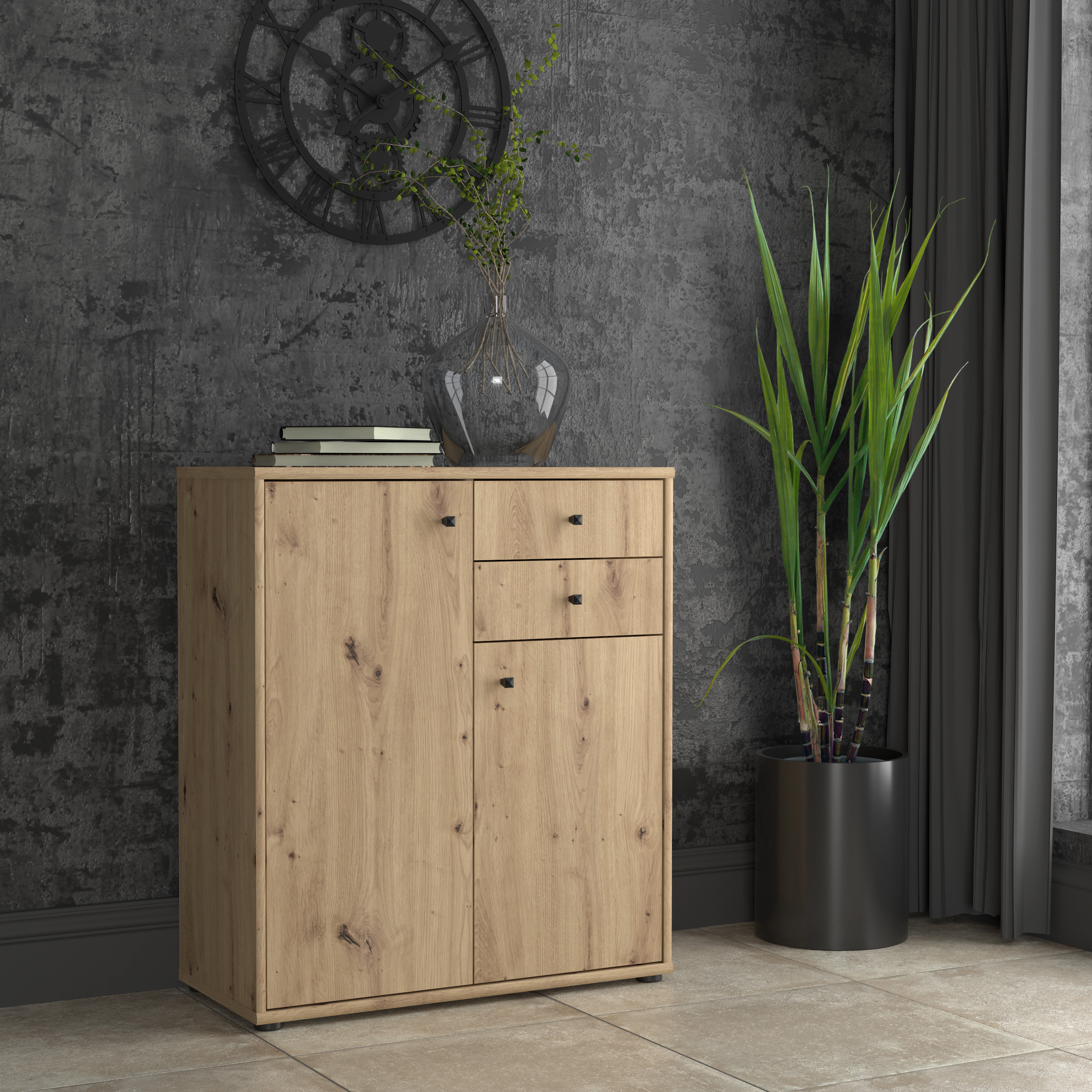 Kommode, Artisan Eiche - Faik