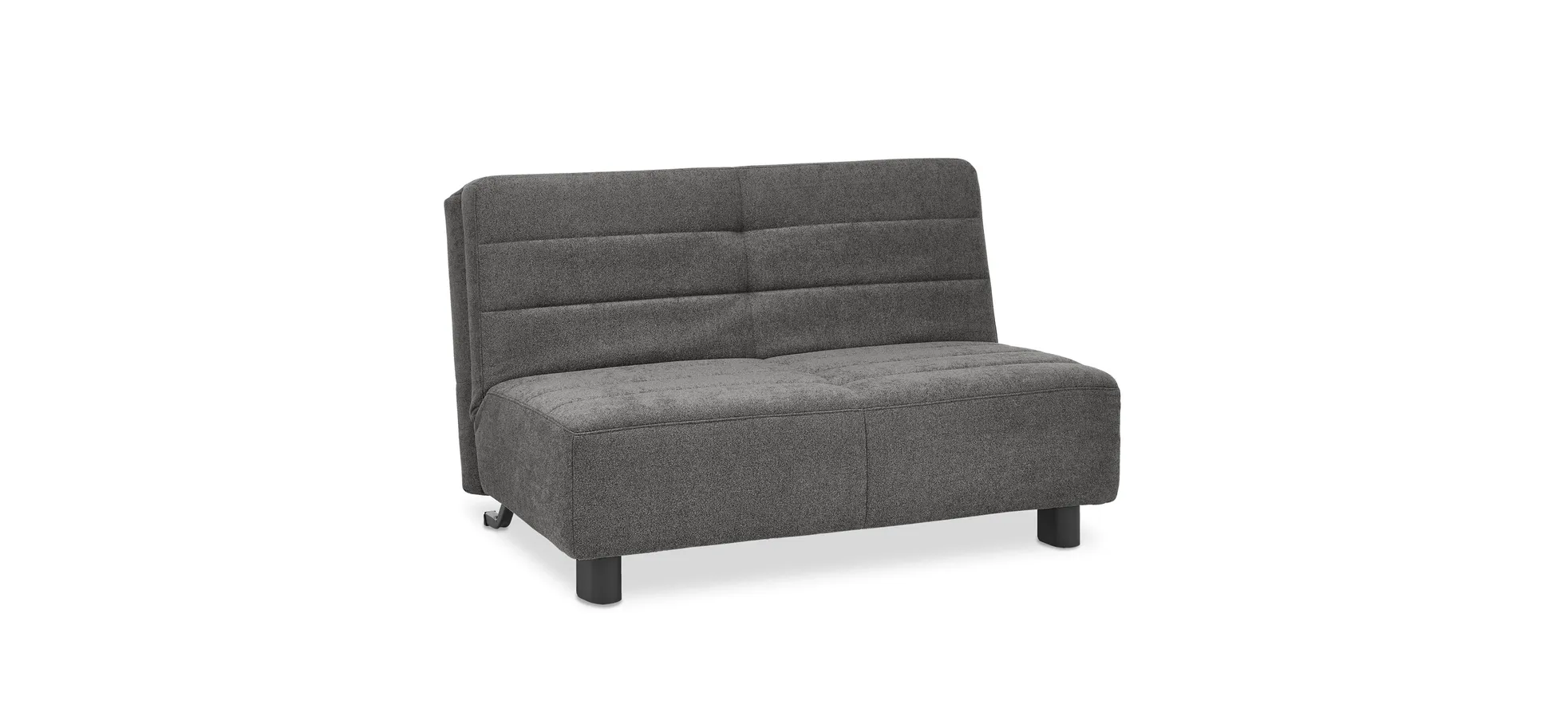 Faltsofa Easy - 2-Sitzer ohne Armlehne, ca. 140 cm inkl. Schlaffunktion, Stoff, Dunkelgrau Faltsofa Easy - 2-Sitzer ohne Armlehne, ca. 140 cm inkl. Schlaffunktion, Stoff, Dunkelgrau