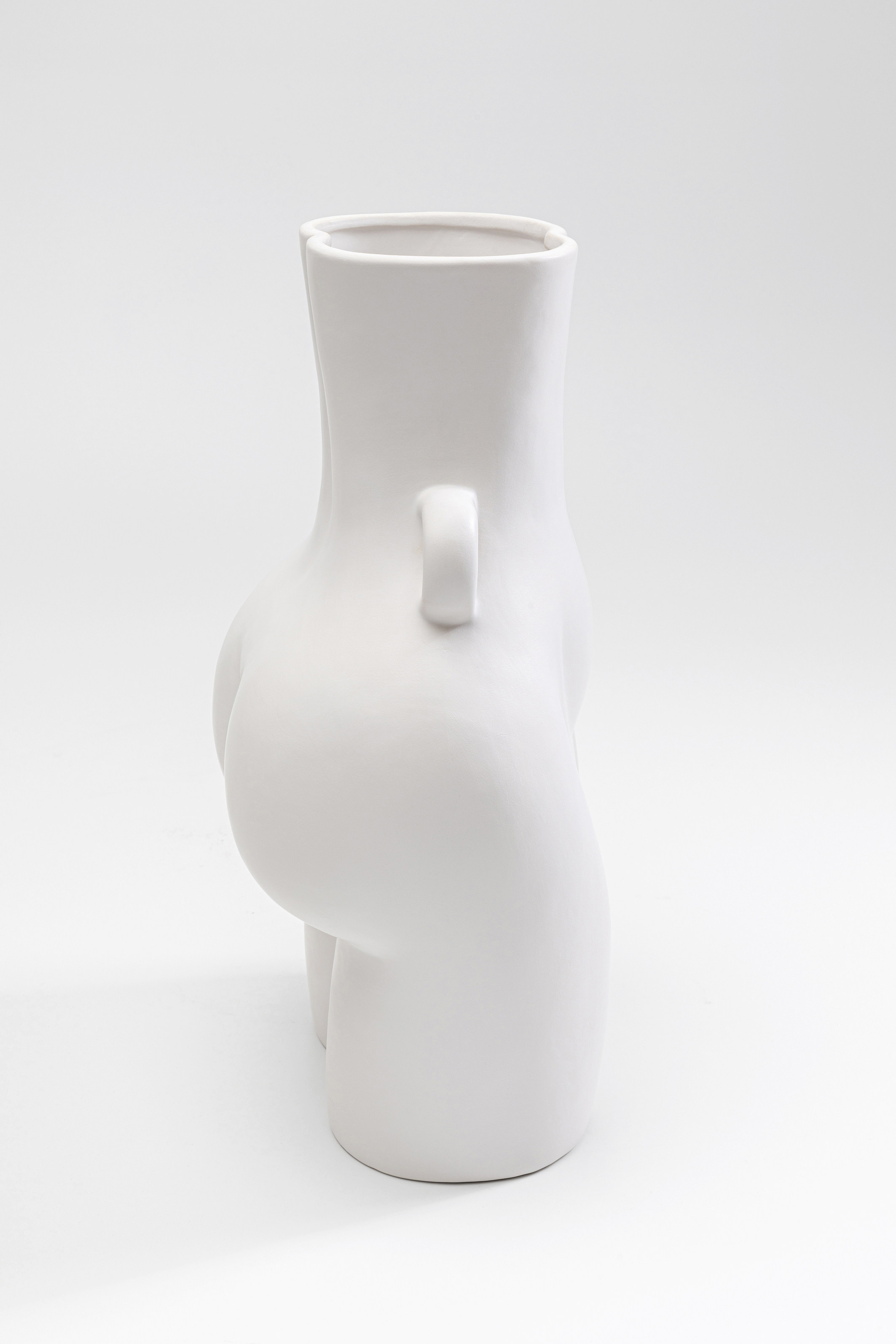 Vase Donna, weiß, Keramik Dolomit - Accessoires