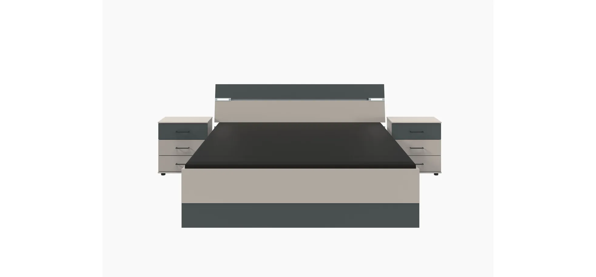 Bettkombination, saharagrau - MyStyle 3074