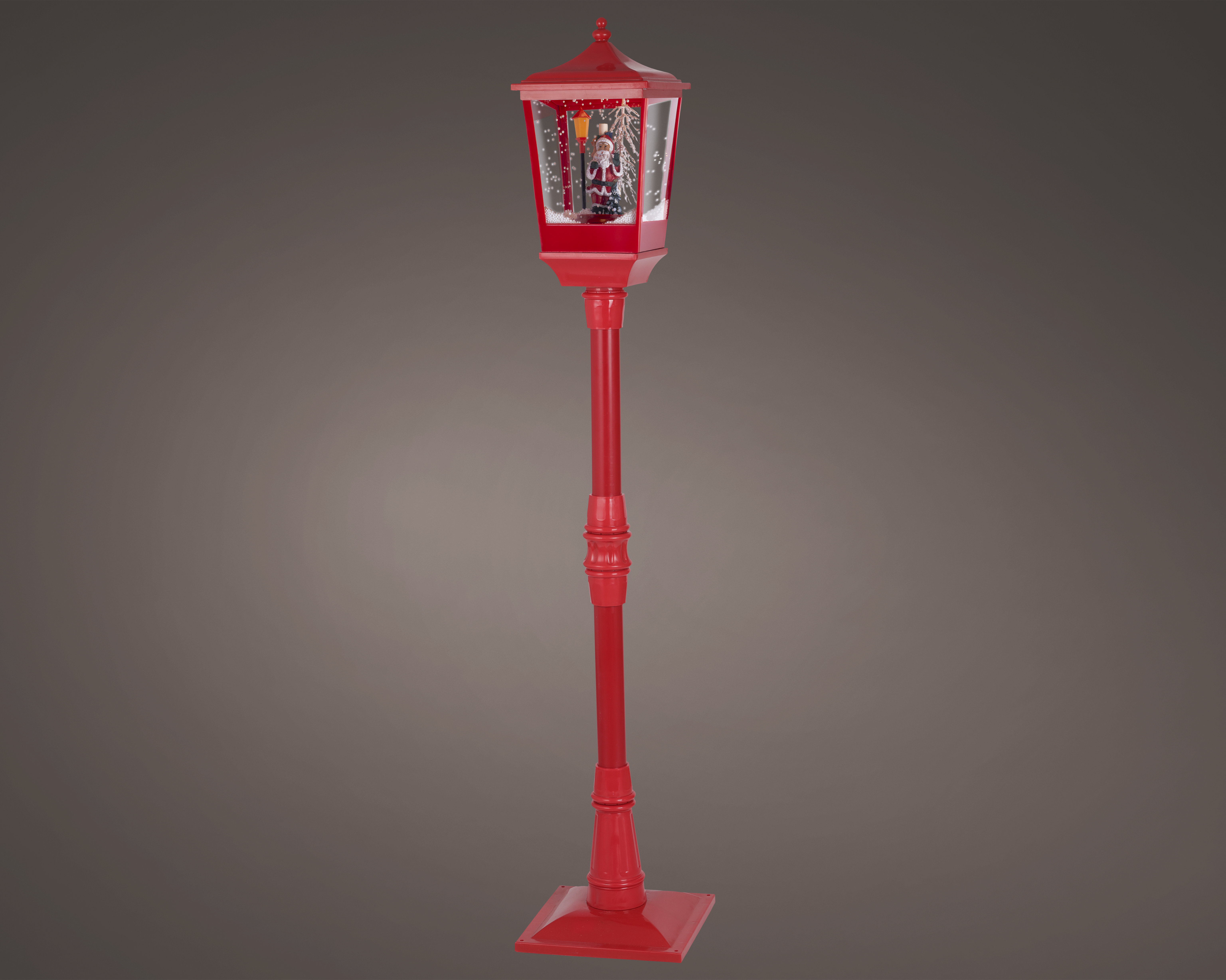 LED Stehlaterne Schneegebläse Plastik - bunt, L26.00-W26.00-H135.00cm-10L