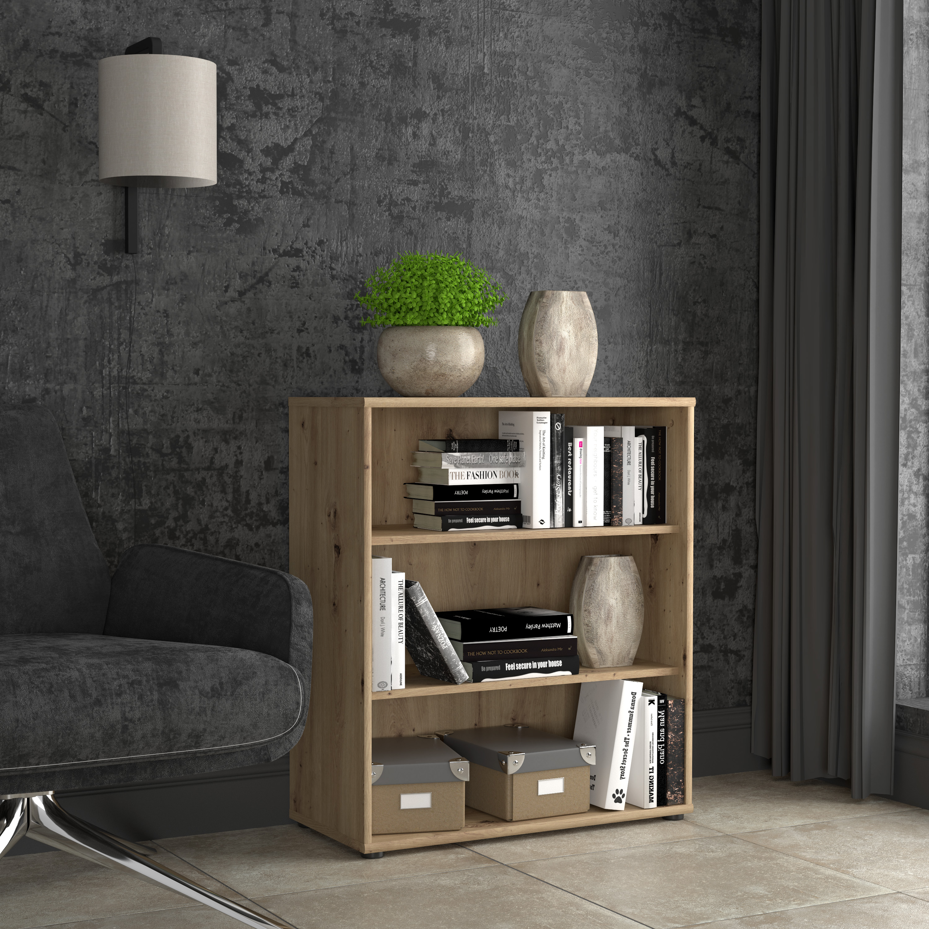 Regal, Artisan Eiche - Faik