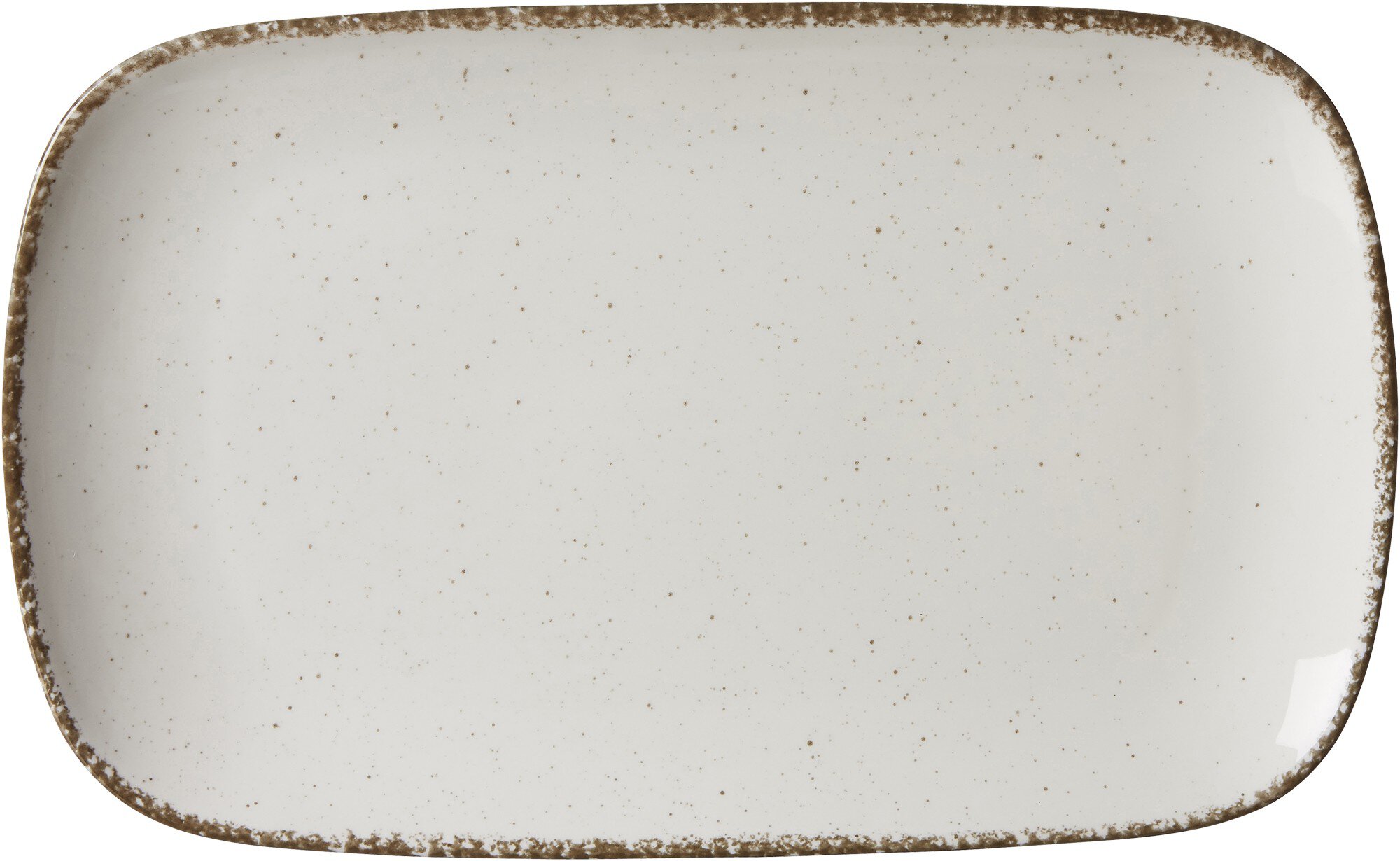 Platte Casa Creme 33 x 20 cm - Porzellan, spülmaschinenfest, rechteckig, beige