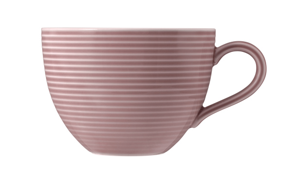 Milchkaffeeobertasse - Beat Altrosa uni