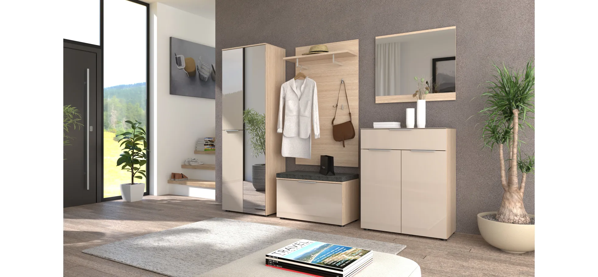 Schuhschrank, Riva Eiche - Ilaria