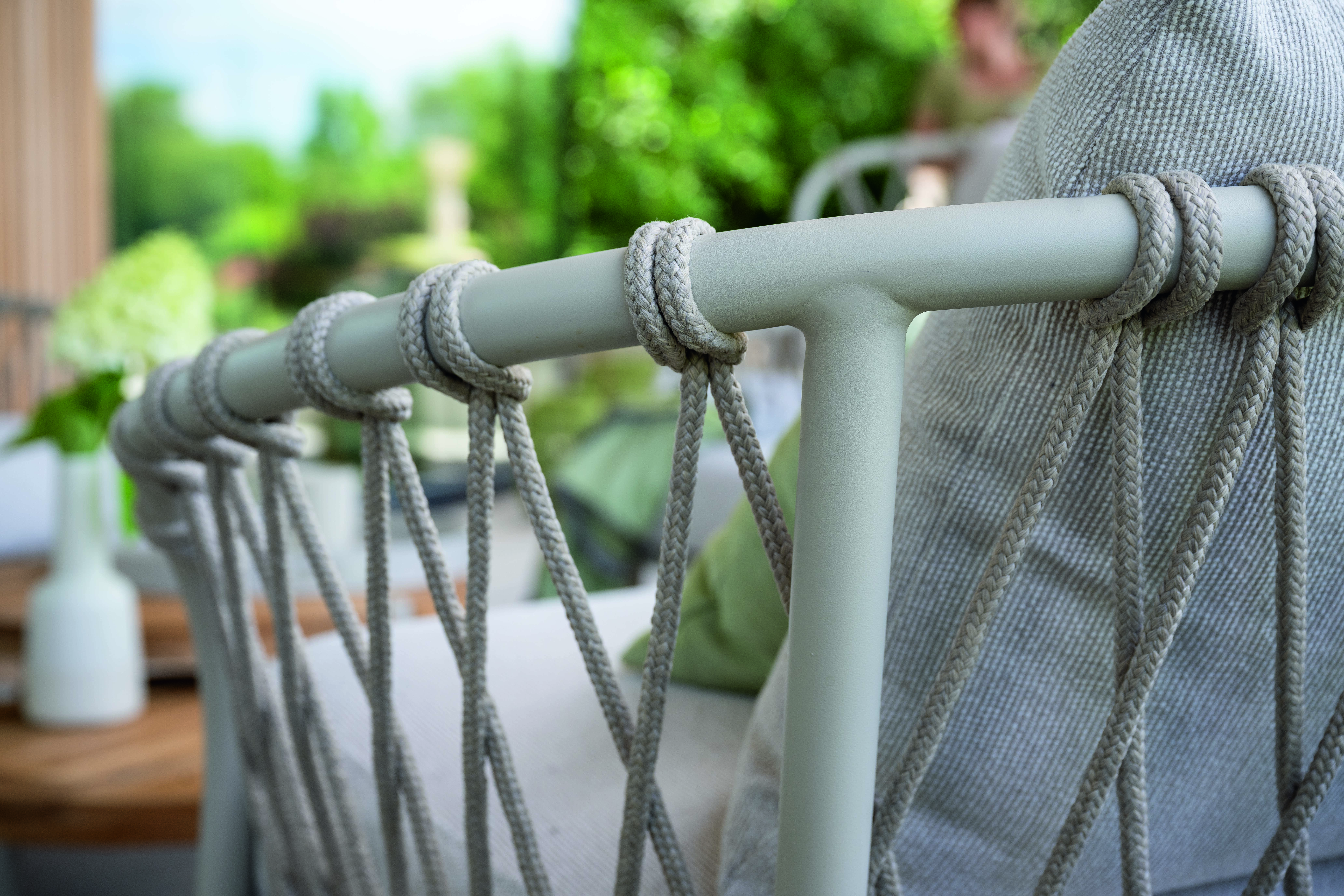 Lounge Sessel, Kordel greige - Klea