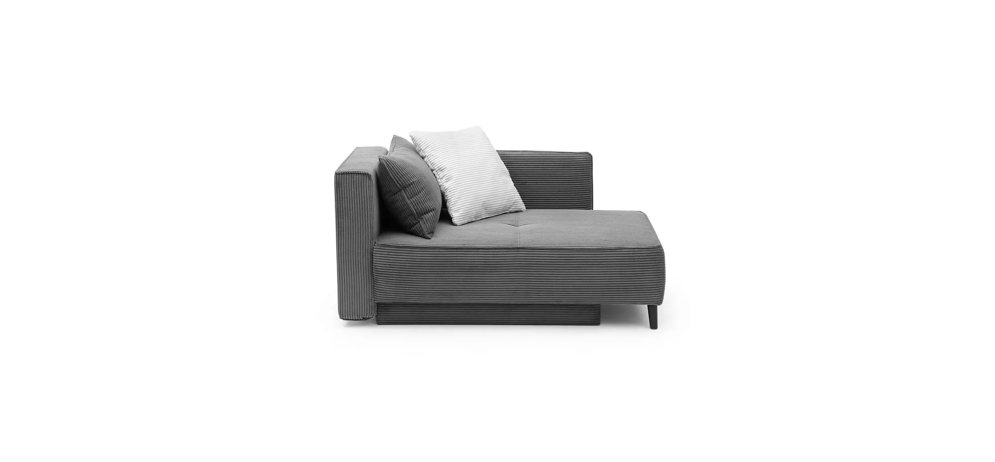 Sofa, Recamiere, Jadyn  - Querschläfer mit Stauraum