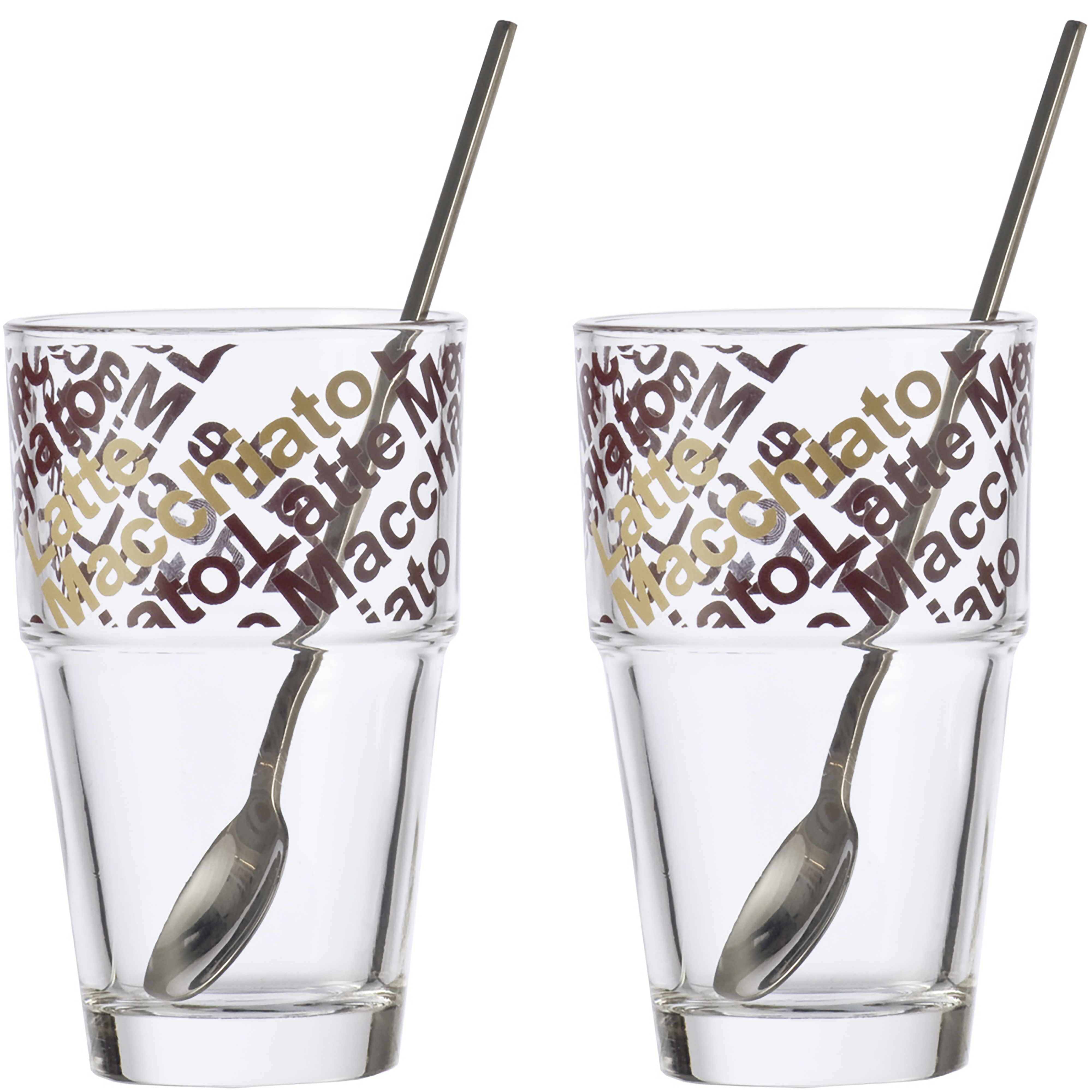 Latte Macchiatoglas, 4-er Set - LATTE MACC