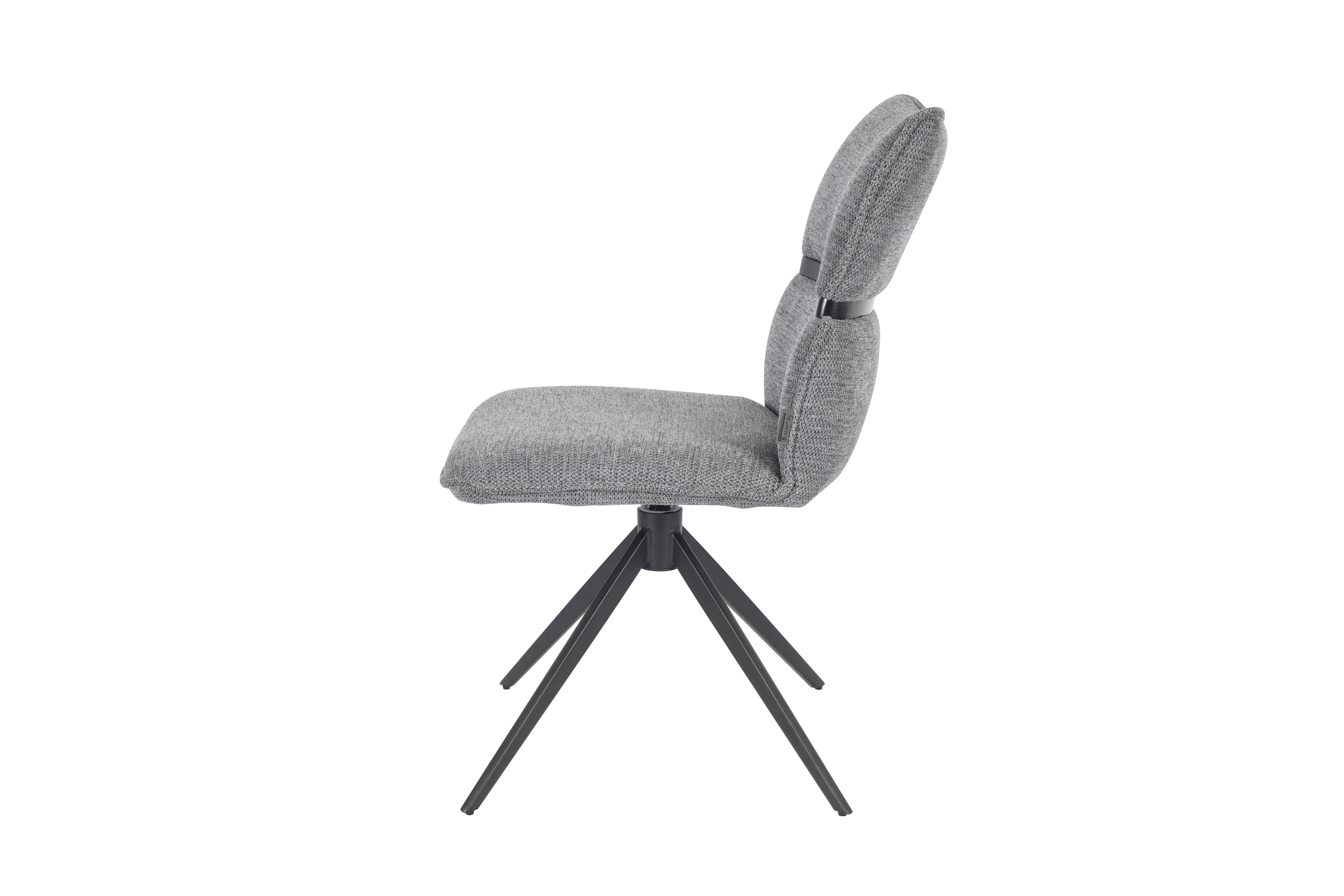 Stuhl, Bezug grau, drehbar 360° autoreturn - Marja