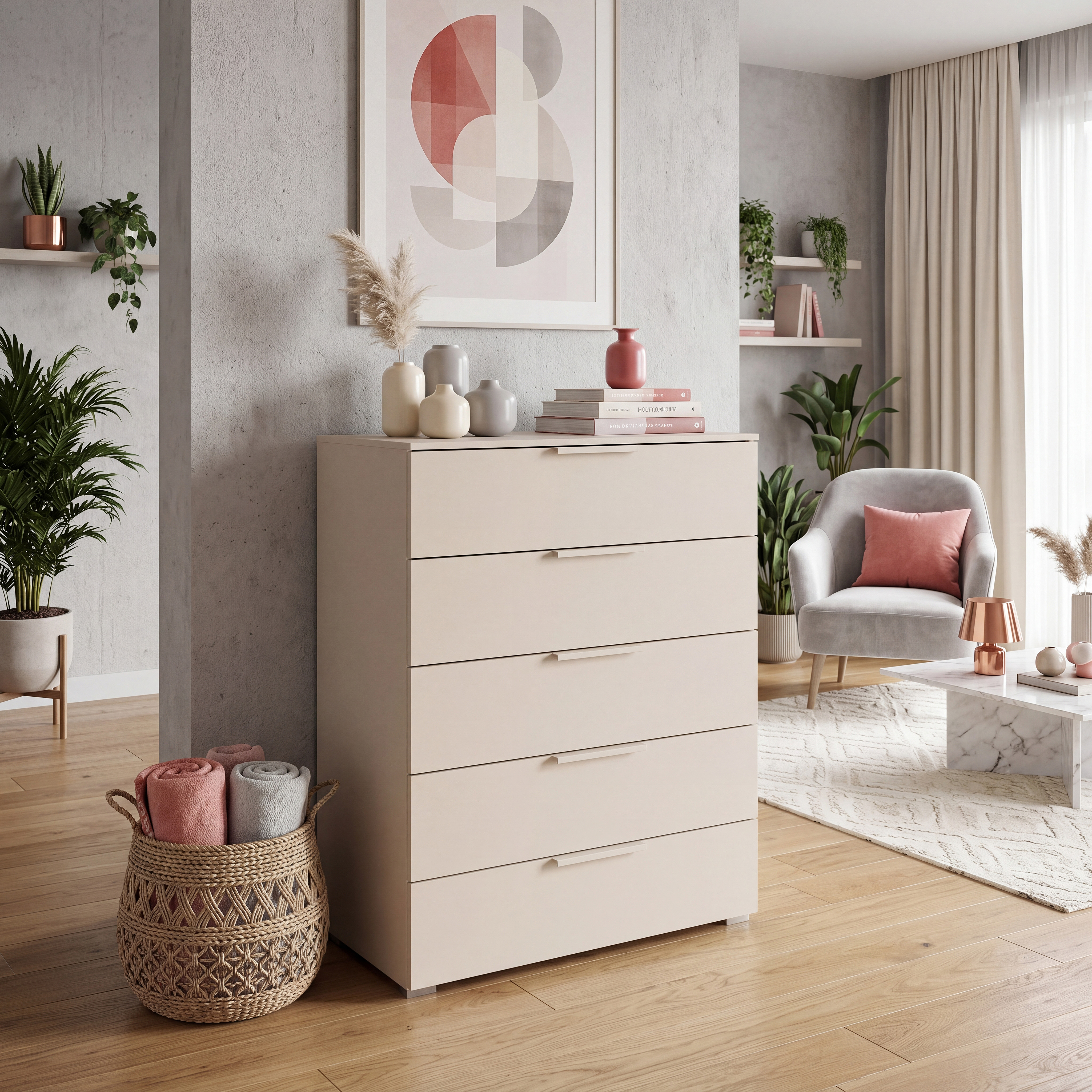 Kommode, champagner Dekor - MyStyle 3104