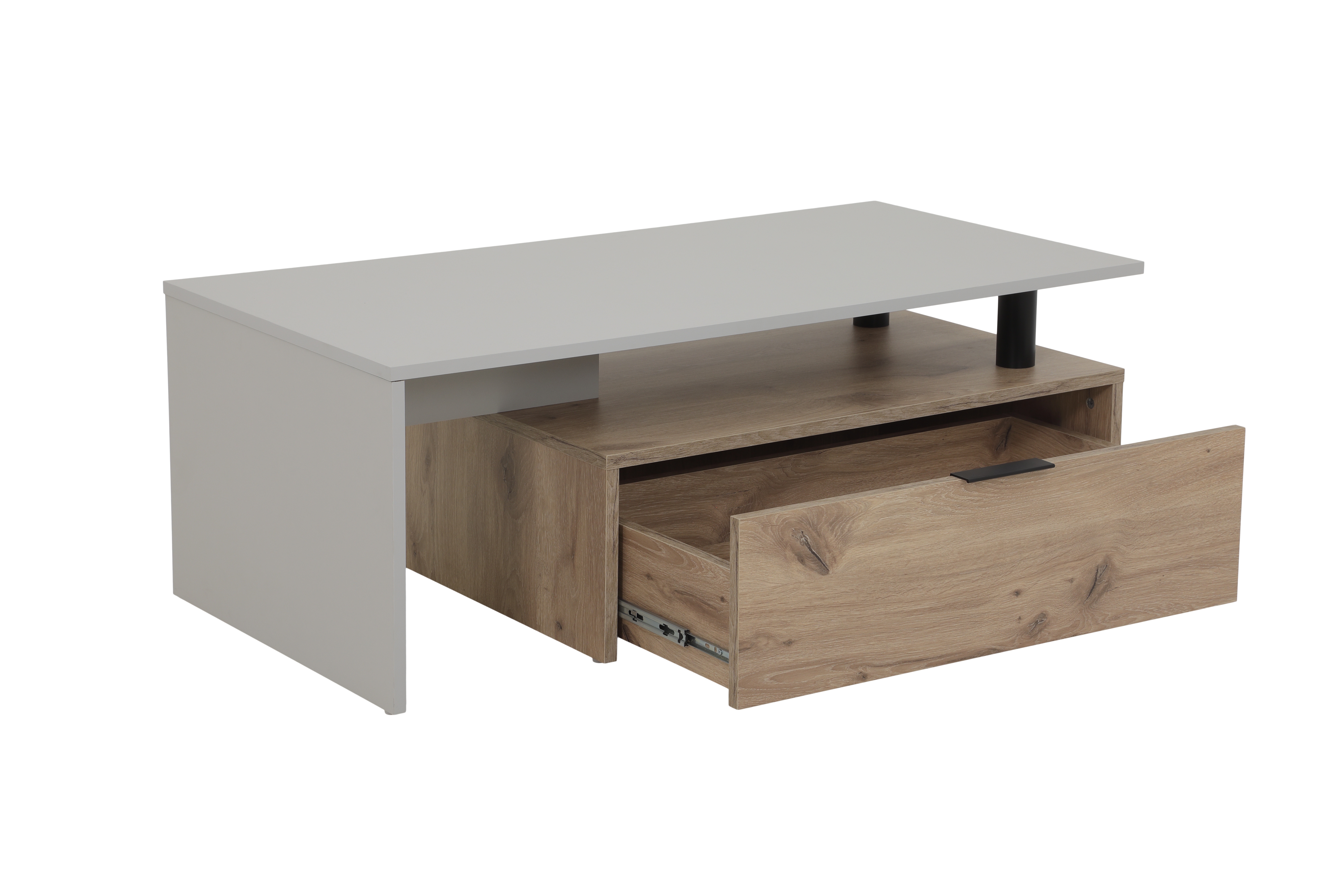 Couchtisch, oak/hellgrau - MYTREND387