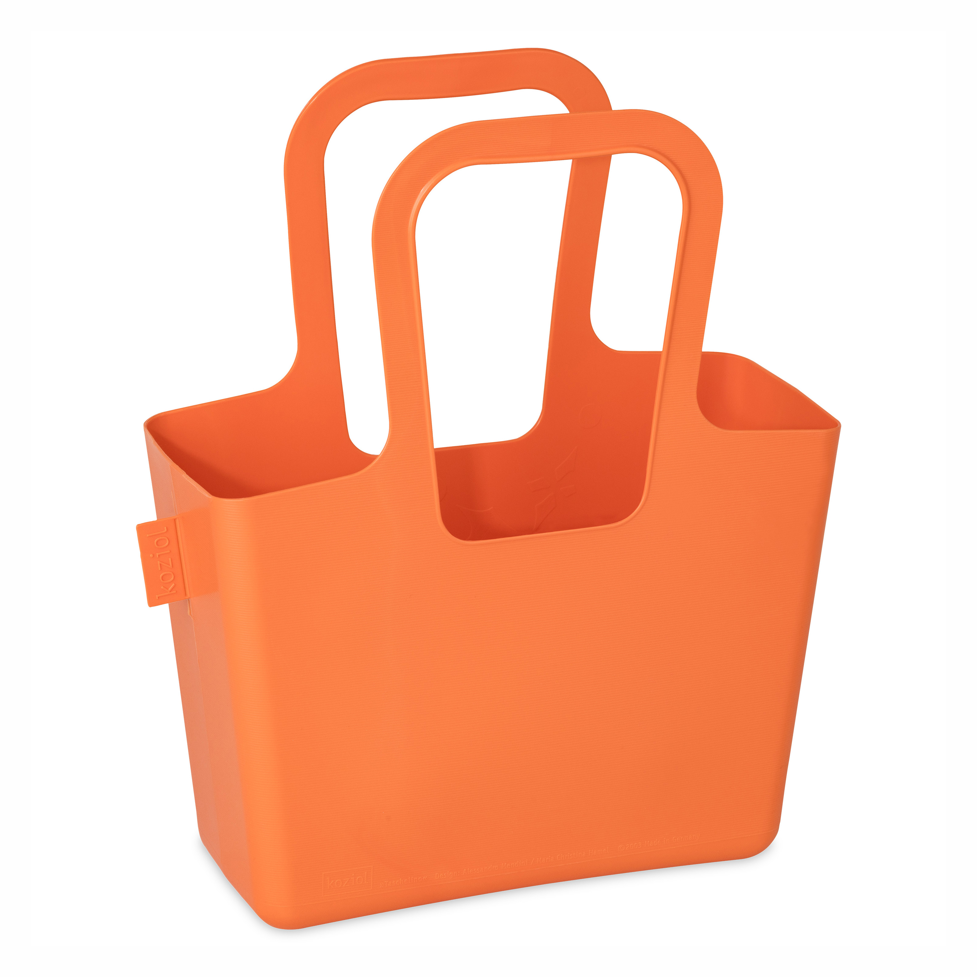 Shopper "Taschelino" - strong coral, ca. 13x32,7x38,6 cm