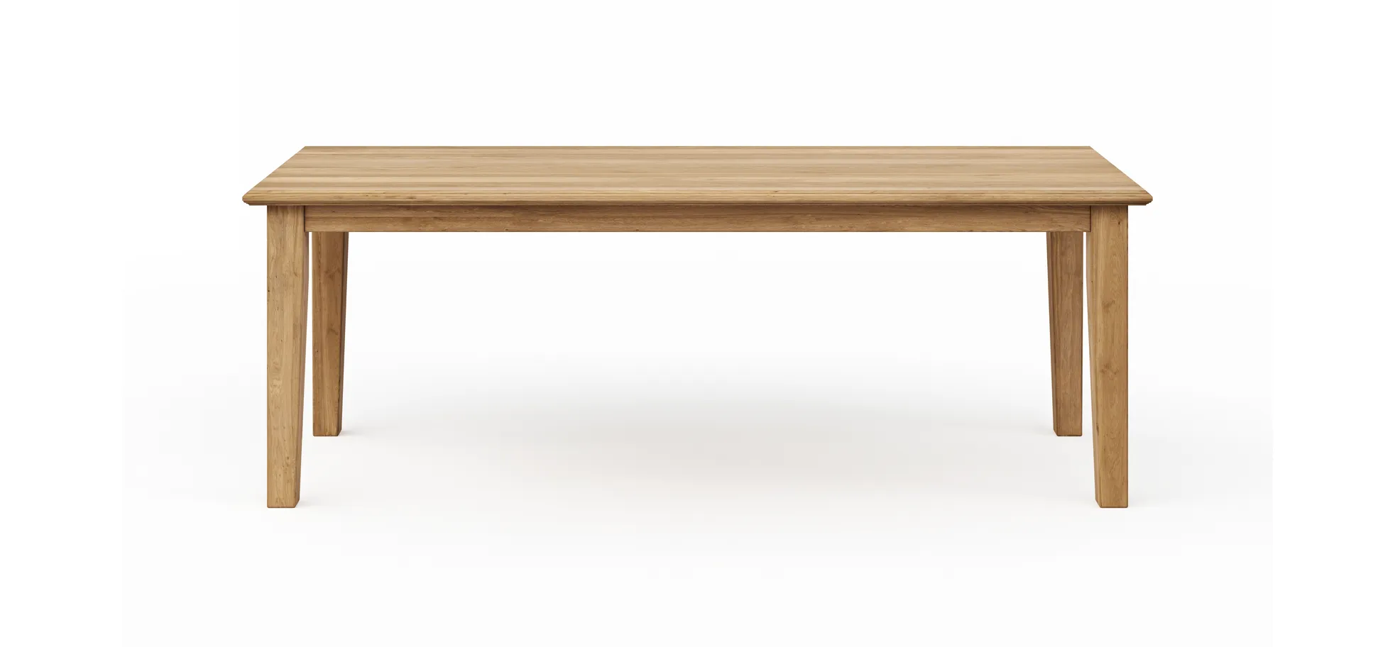 Esstisch Louisiana - LB ca. 220x100 cm, Wildeiche teilmassiv, geölt