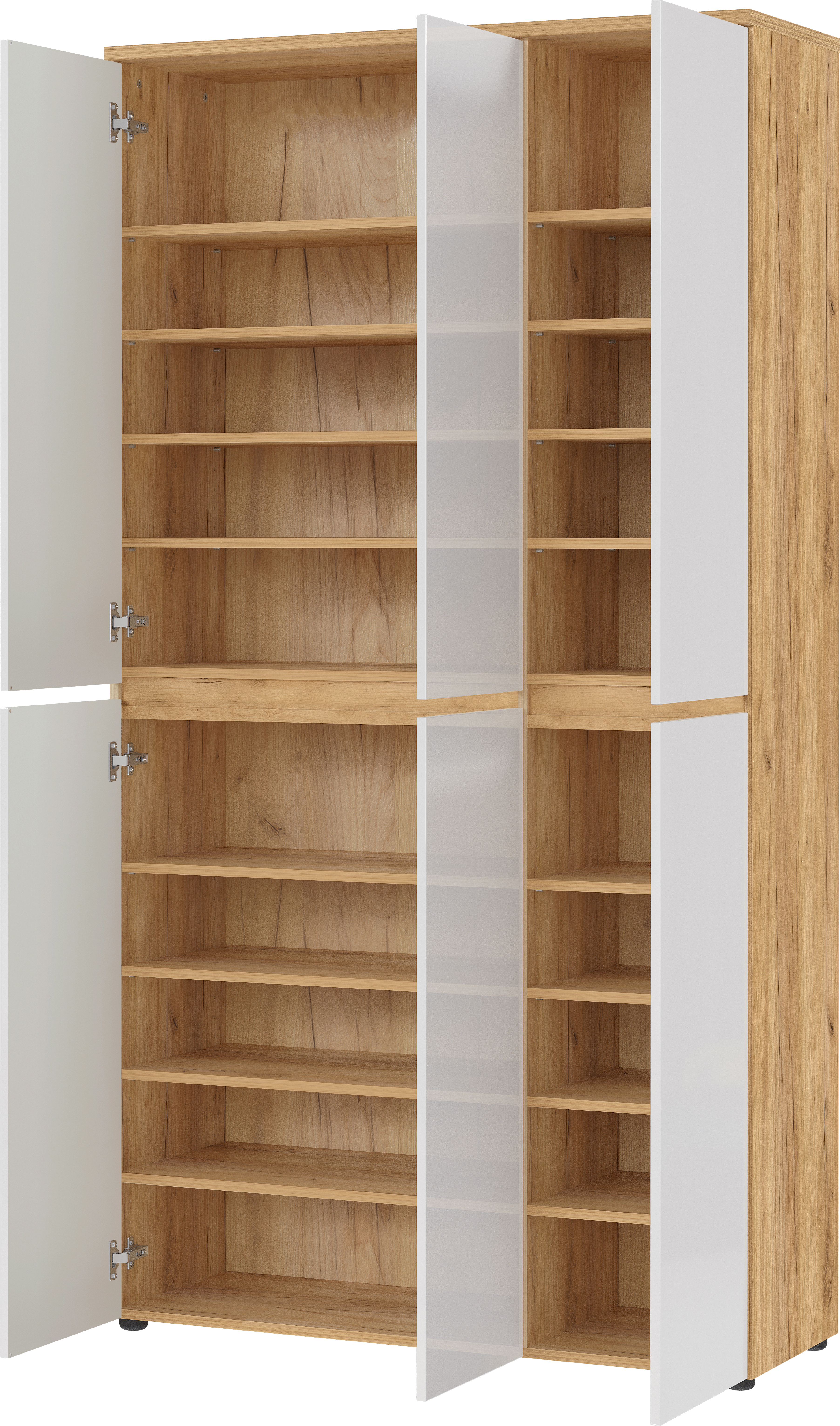 Mehrzweckschrank, 6-Türen weiß - MYTREND 365