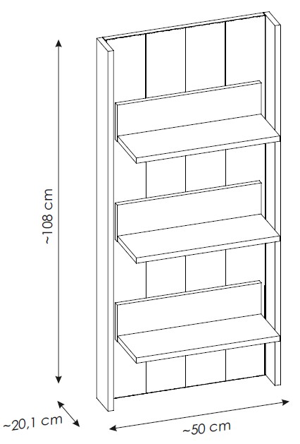 Paneel, Eiche, Anthrazit - MyStyle 1020