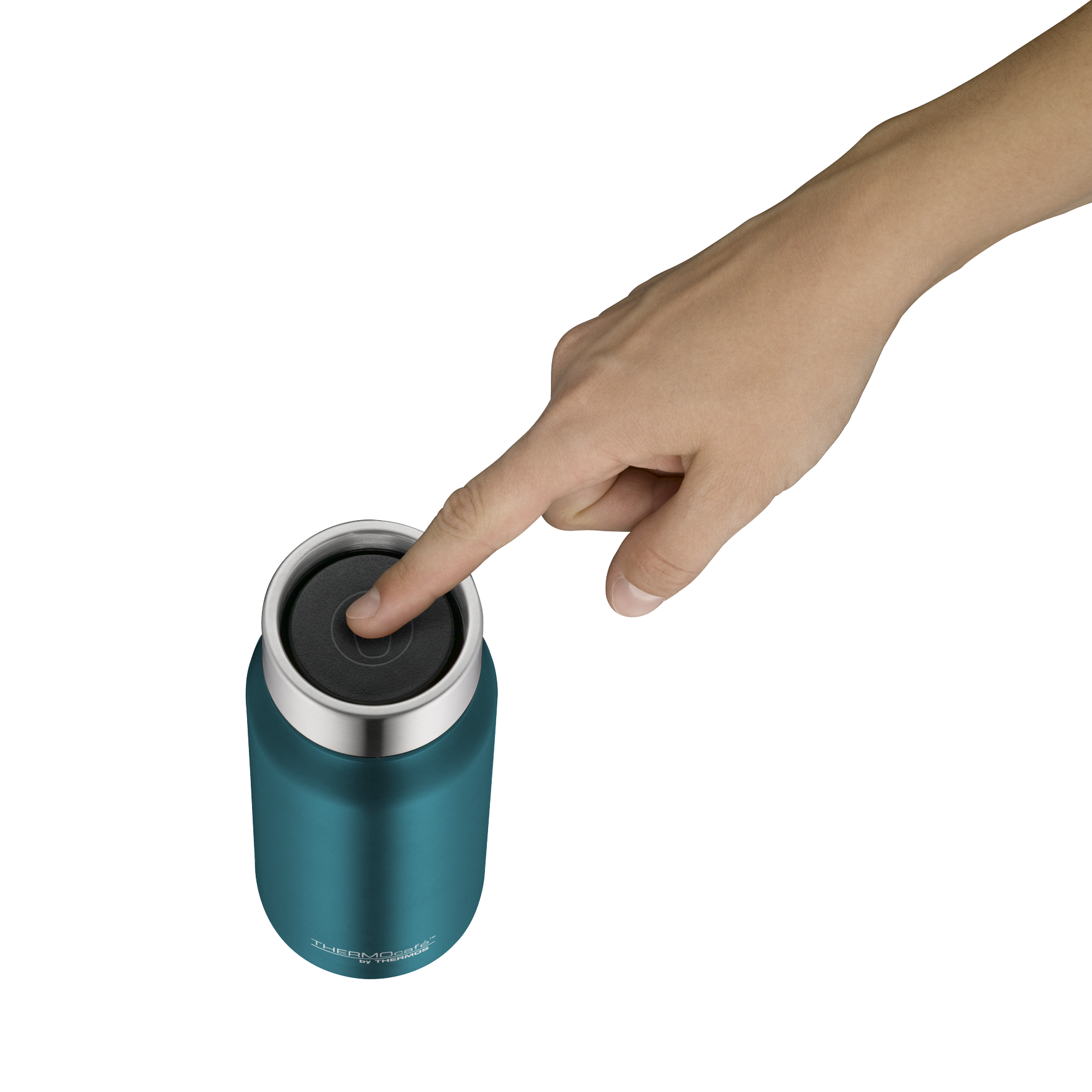 Isolier-Trinkbecher, ca. 0,5l, teal matt (grün) - TC Drinking MUG