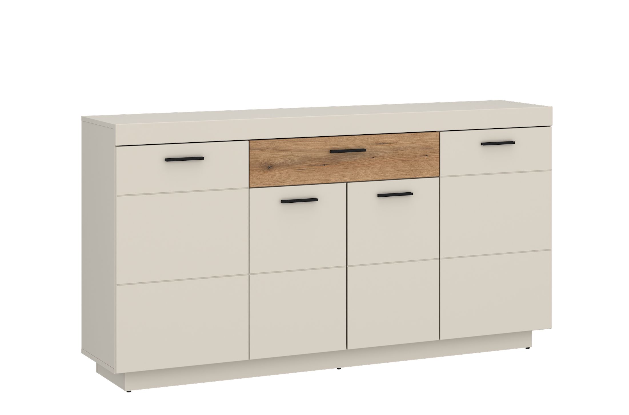 Sideboard, Kaschmir/Eiche  - Walentina