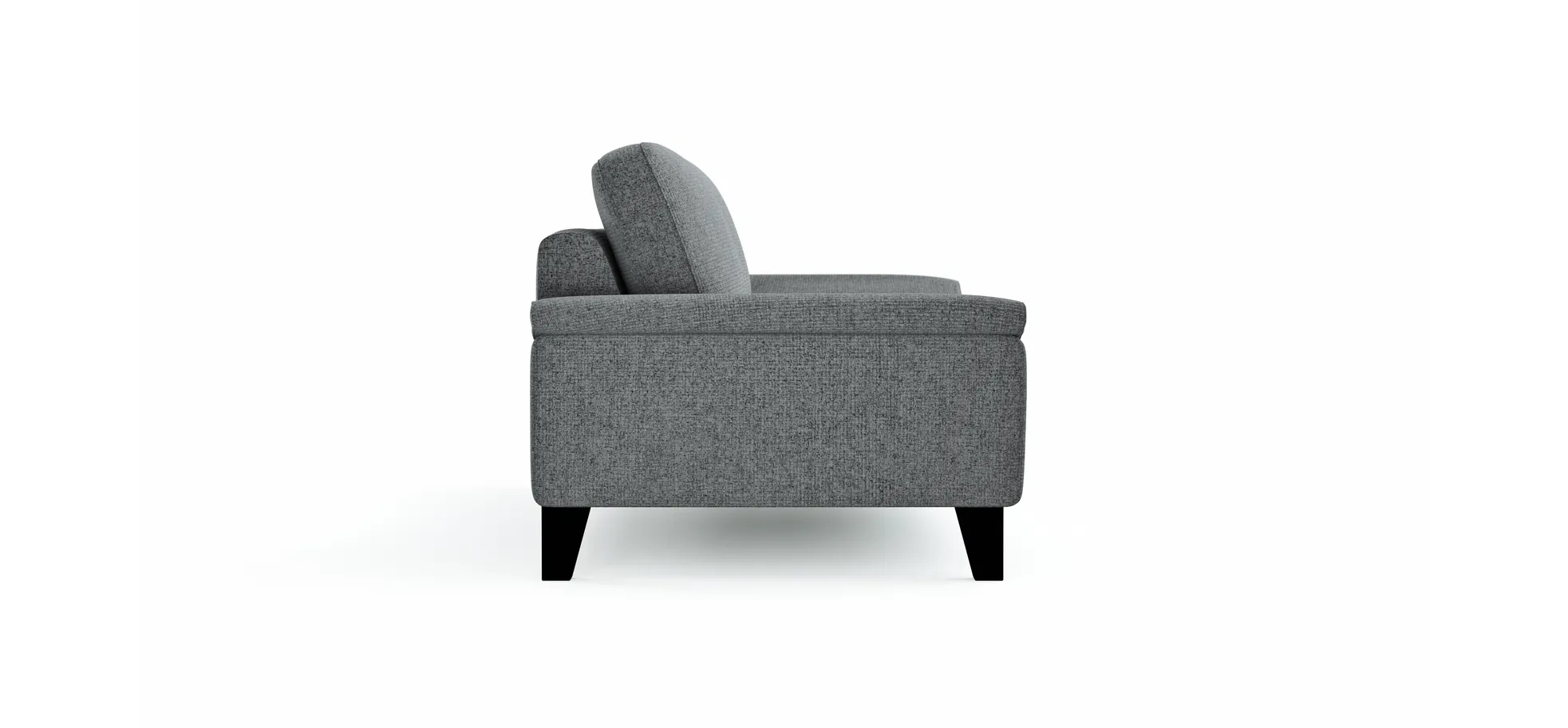 Sofa Oviedo - 3-Sitzer, Stoff, Grau