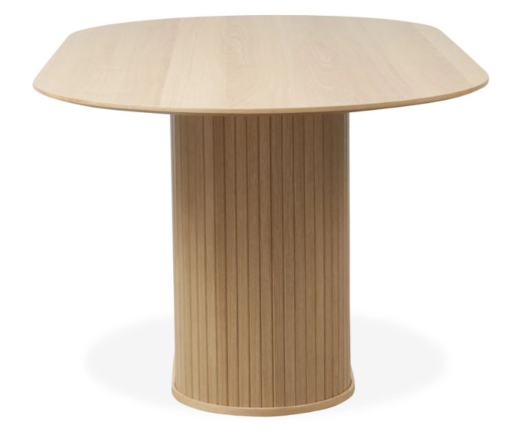 Esstisch, oval, 180 cm, Eiche Natur - Uriel