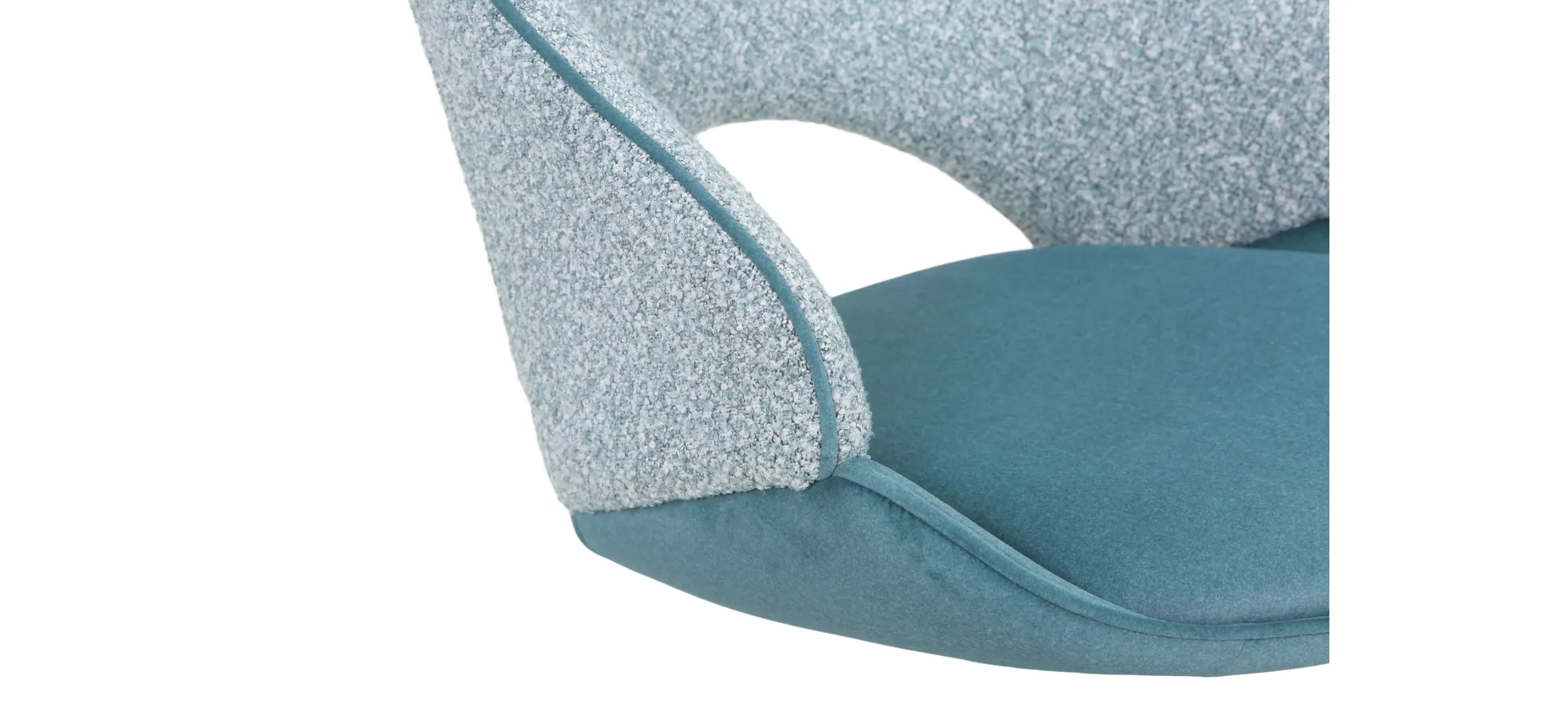 Vierfußstuhl, blau - Meriem