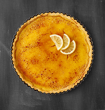 Tarteform Boden Emaille Ø 32 cm, Premium Baking - Höhe 3,5 cm