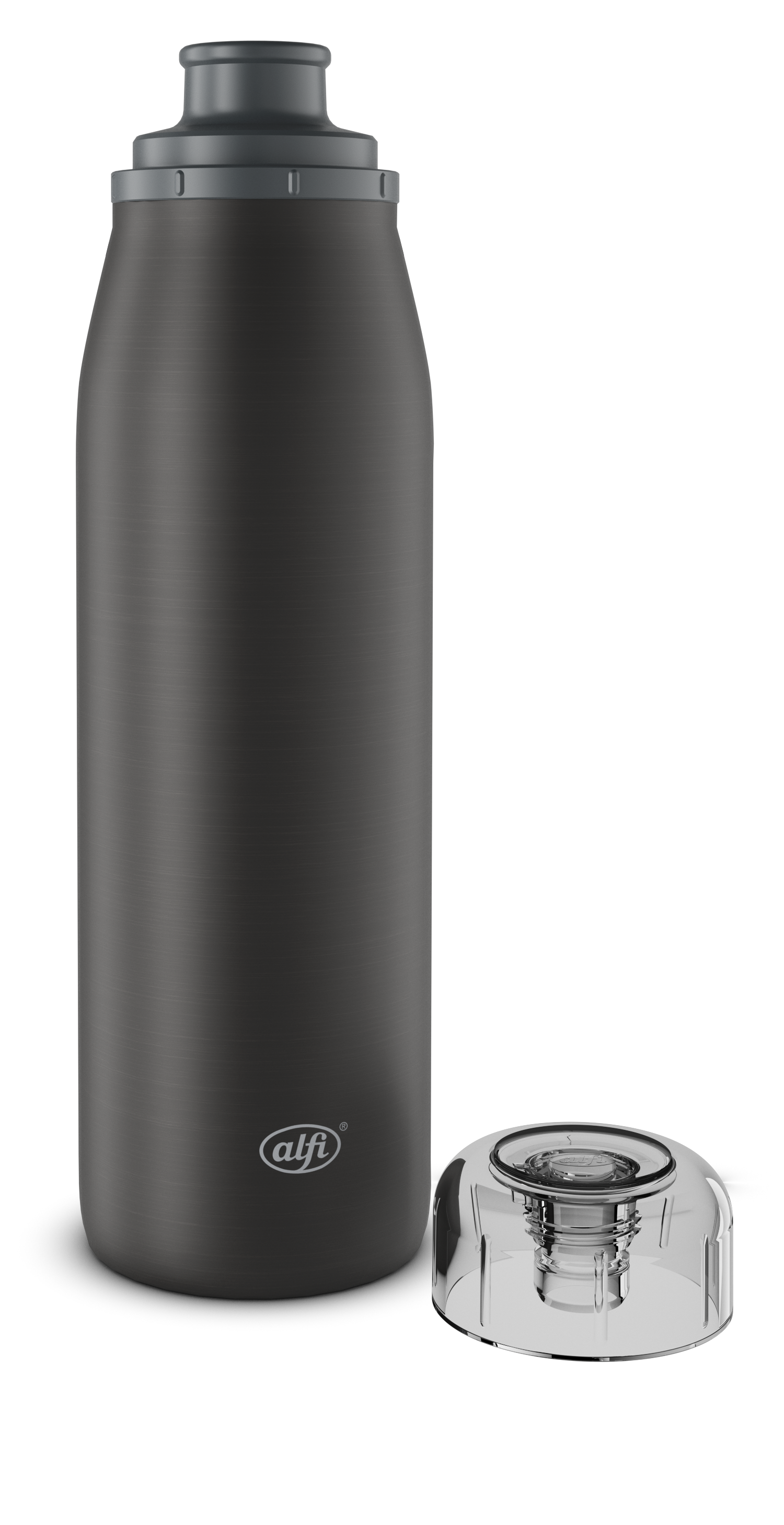 Isolier-Trinkbecher, cal 0,5l, scwarz - ISO BOTTLE