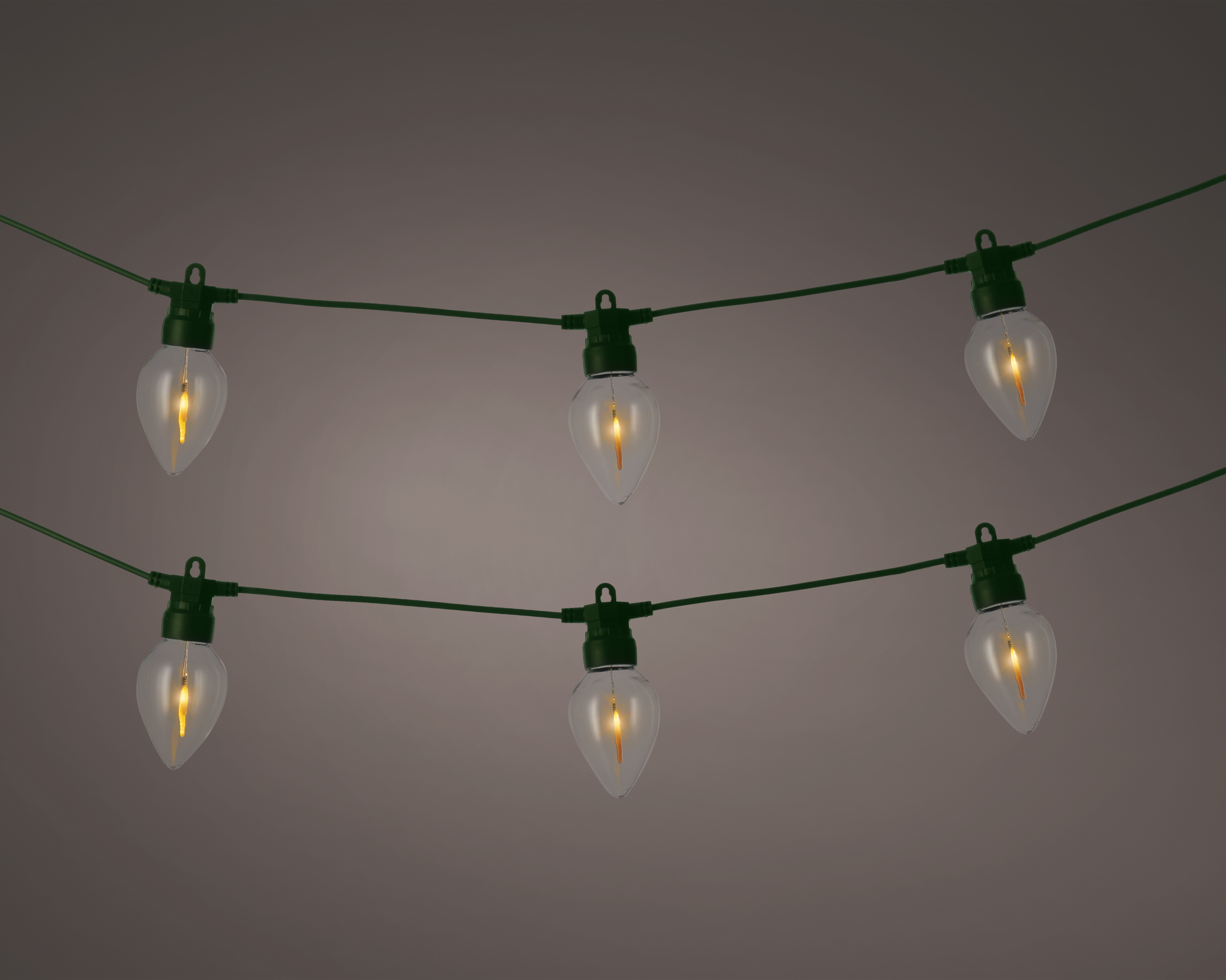 LED Party-Beleuchtung Plastik - grün, 350cm-8L