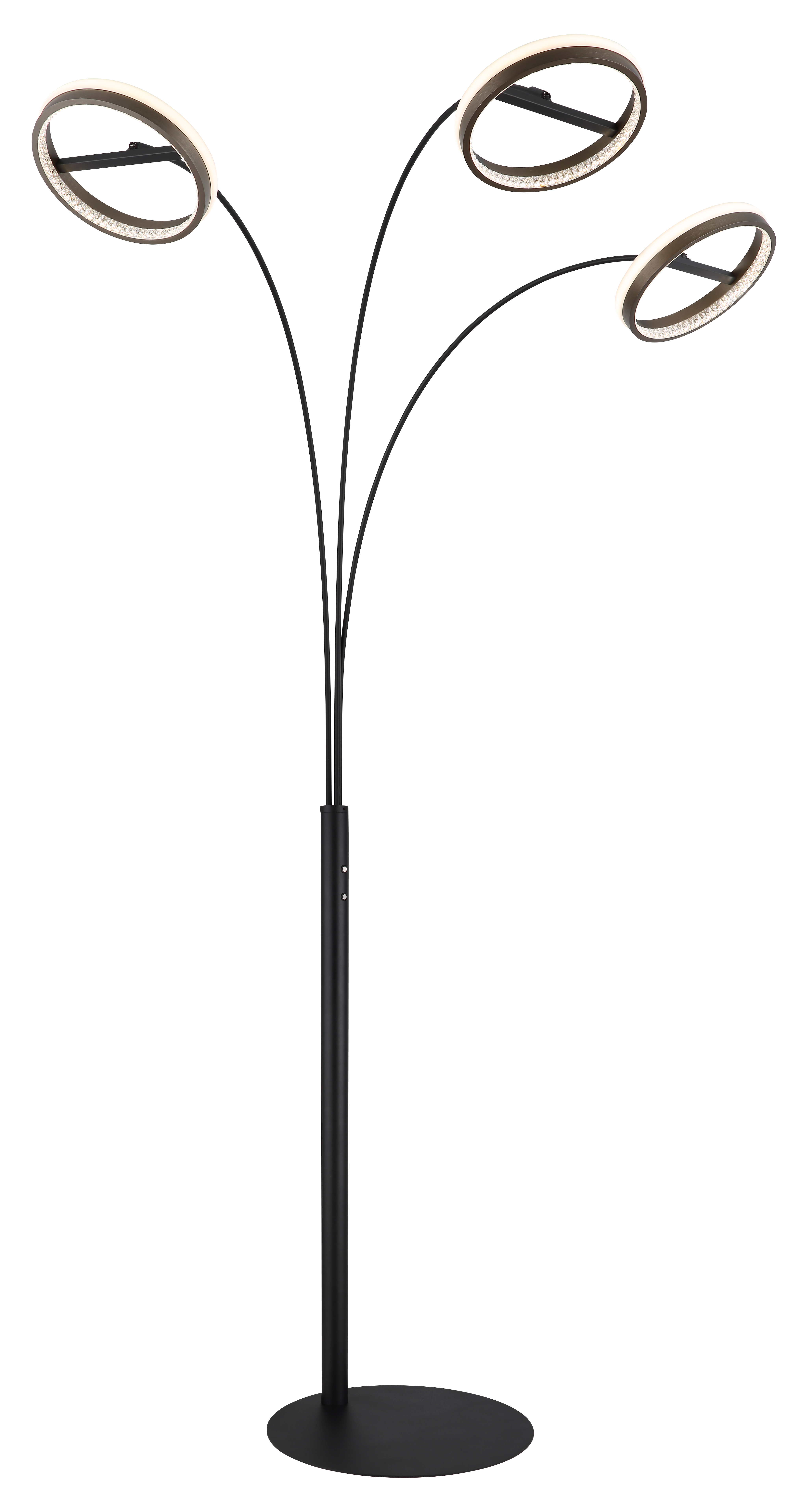 Stehleuchte DELLA - Metall schwarz matt, LED