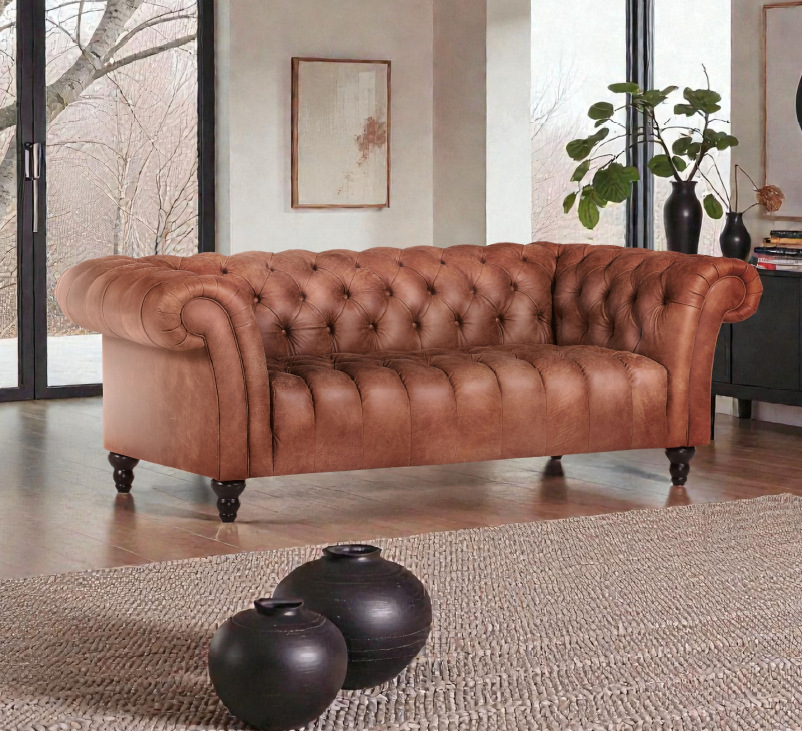 Sofa, 3-Sitzig, braun   - MyStyle 2220