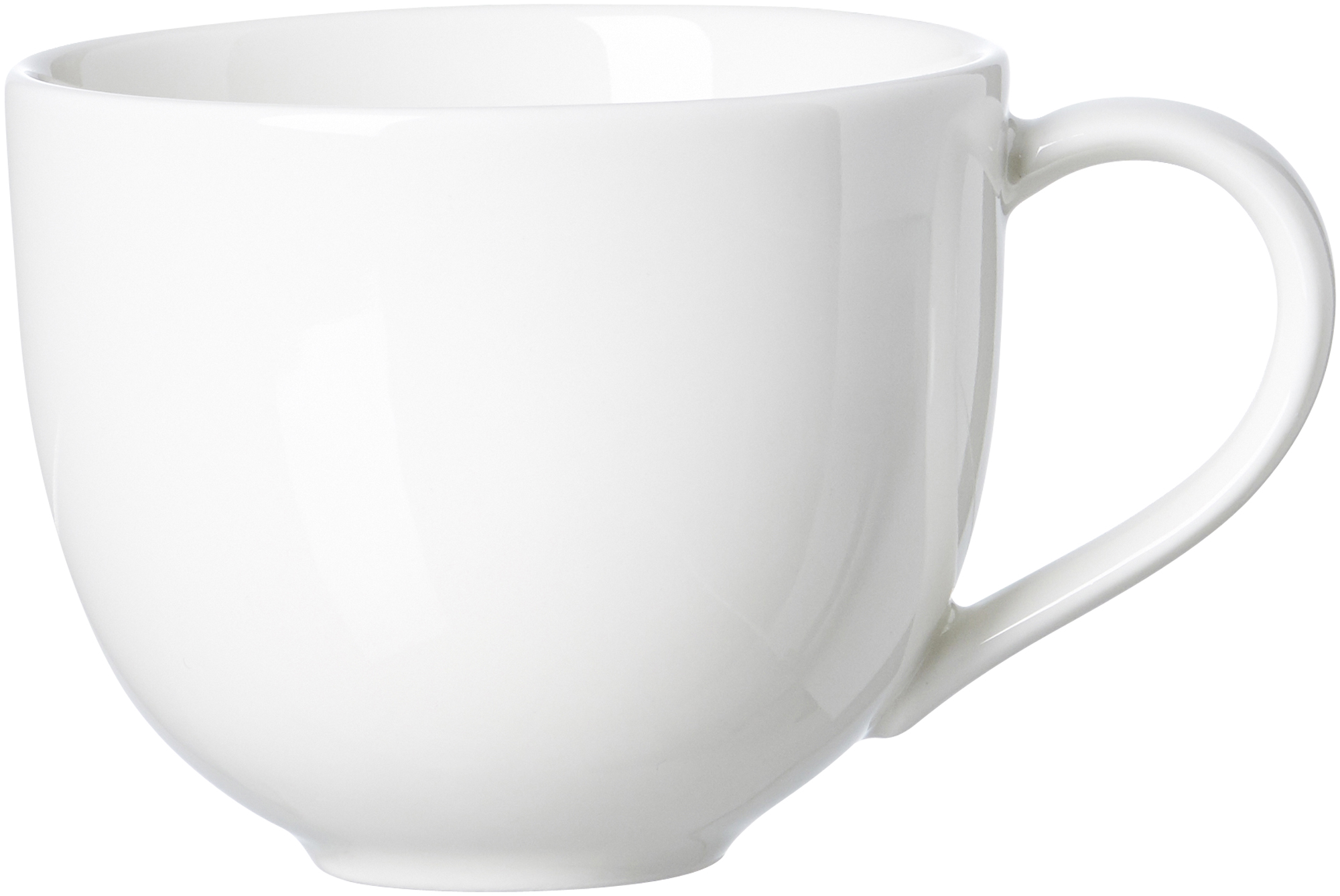 Espresso-Obertasse Skagen Weiss 90 ml - Porzellan, spülmaschinenfest, rund, weiß