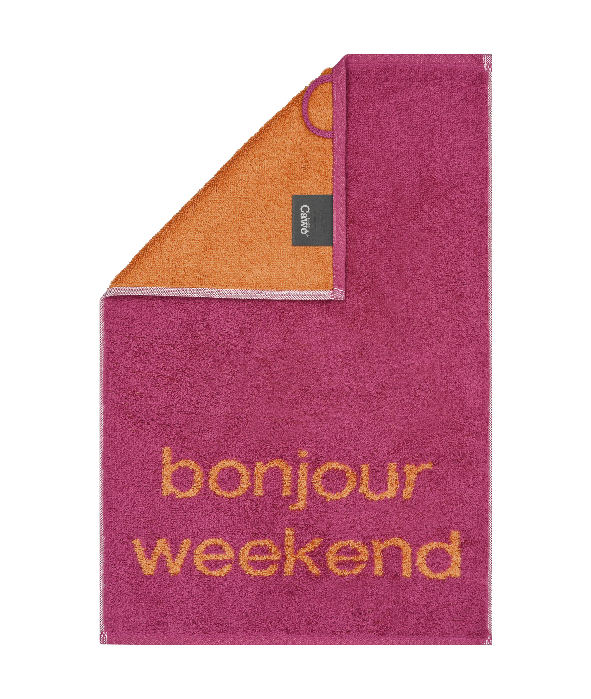Gästetuch Postcards Towels Edition - 30x50cm, bonjour weekend