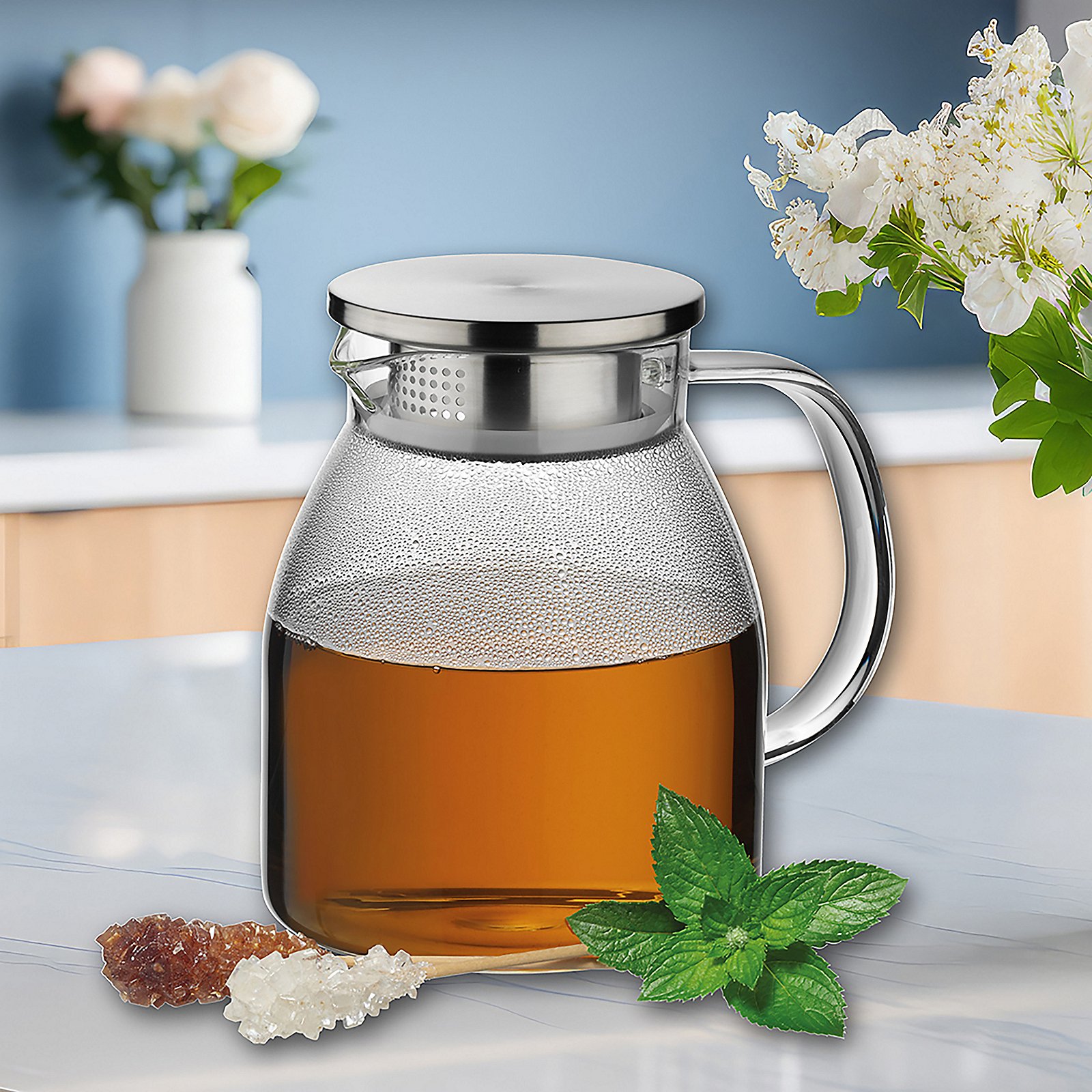 Universalkanne Luna 17x21x12 cm - Glas transparent