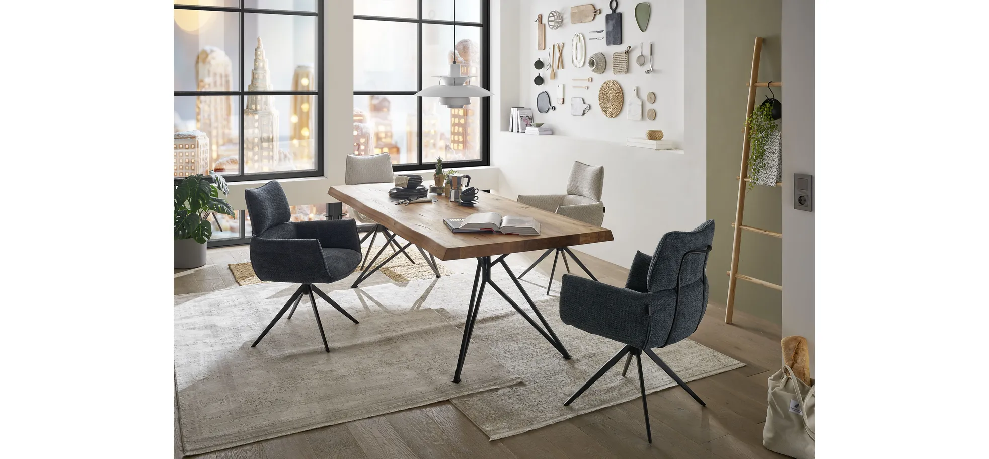 Armlehnstuhl, drehbar 360° autoreturn - Margit