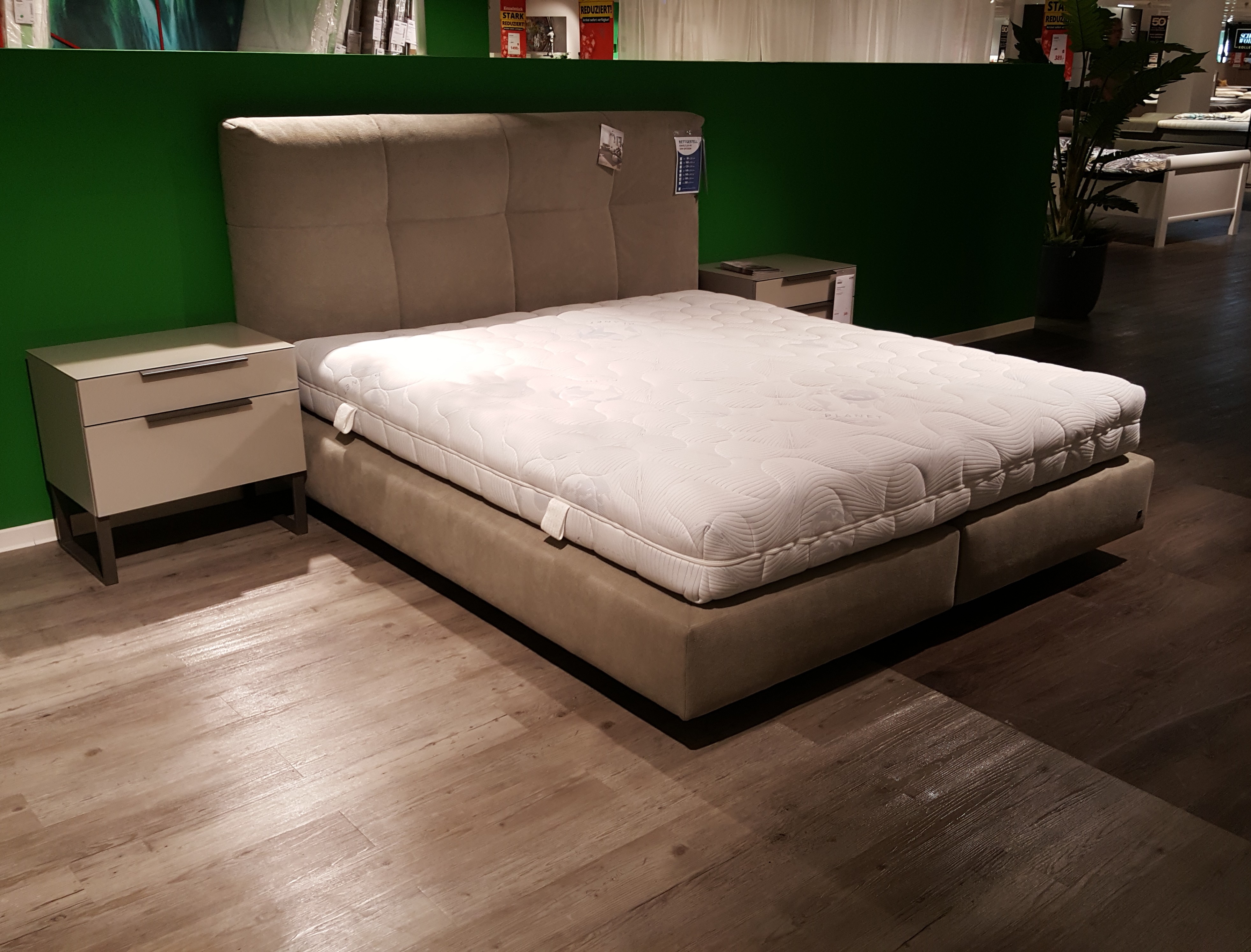 Bettkombination, Stoff hellbraun - MyStyle 3032