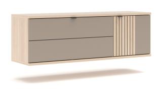 Hängeschuhschrank, Riva Eiche Nachbildung - Ilian